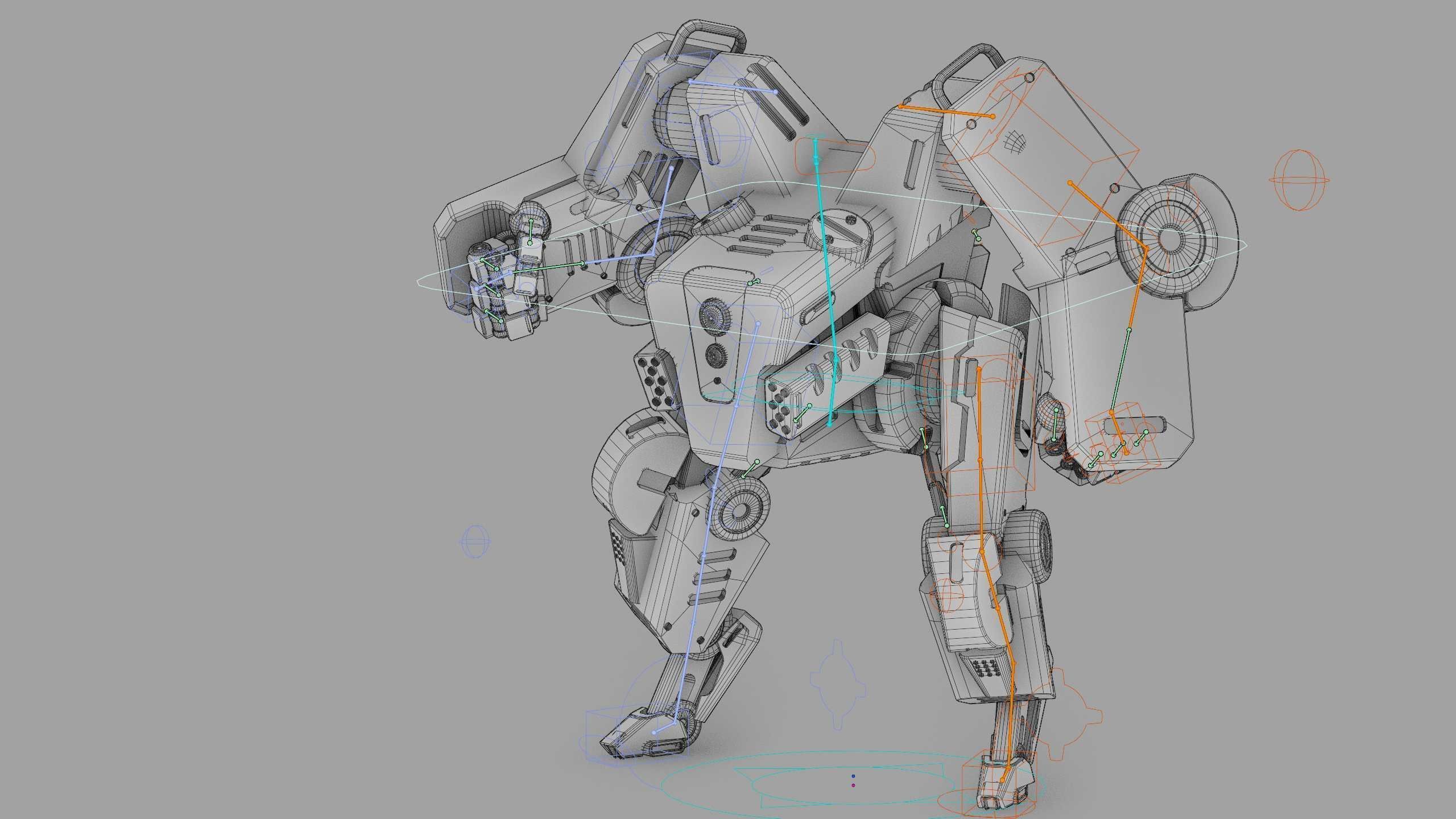 BATTLE DROID ONYX Rigged for Unreal Engine - Unity - MIXAMO 3D model_40