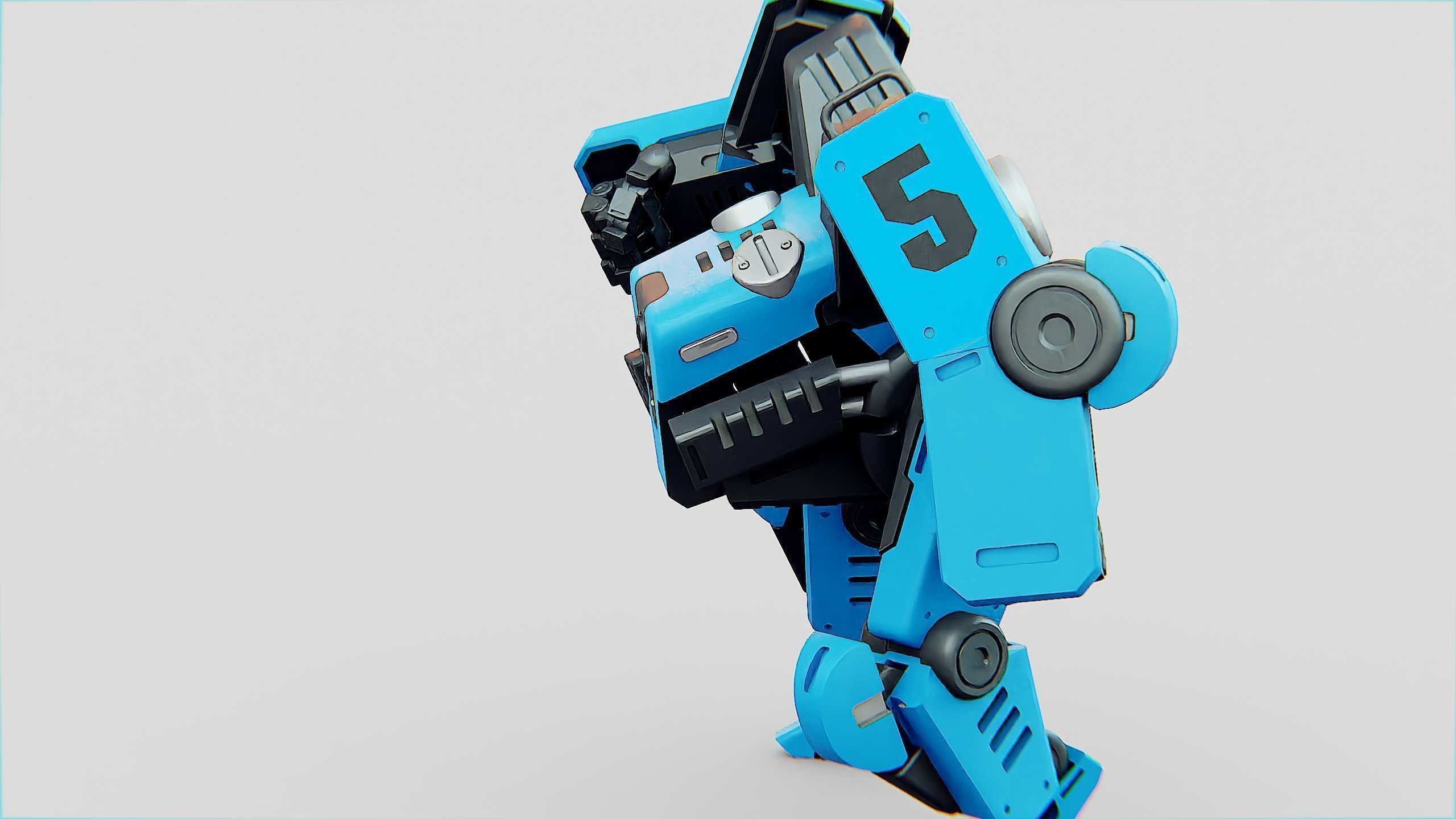 BATTLE DROID ONYX Rigged for Unreal Engine - Unity - MIXAMO 3D model_15