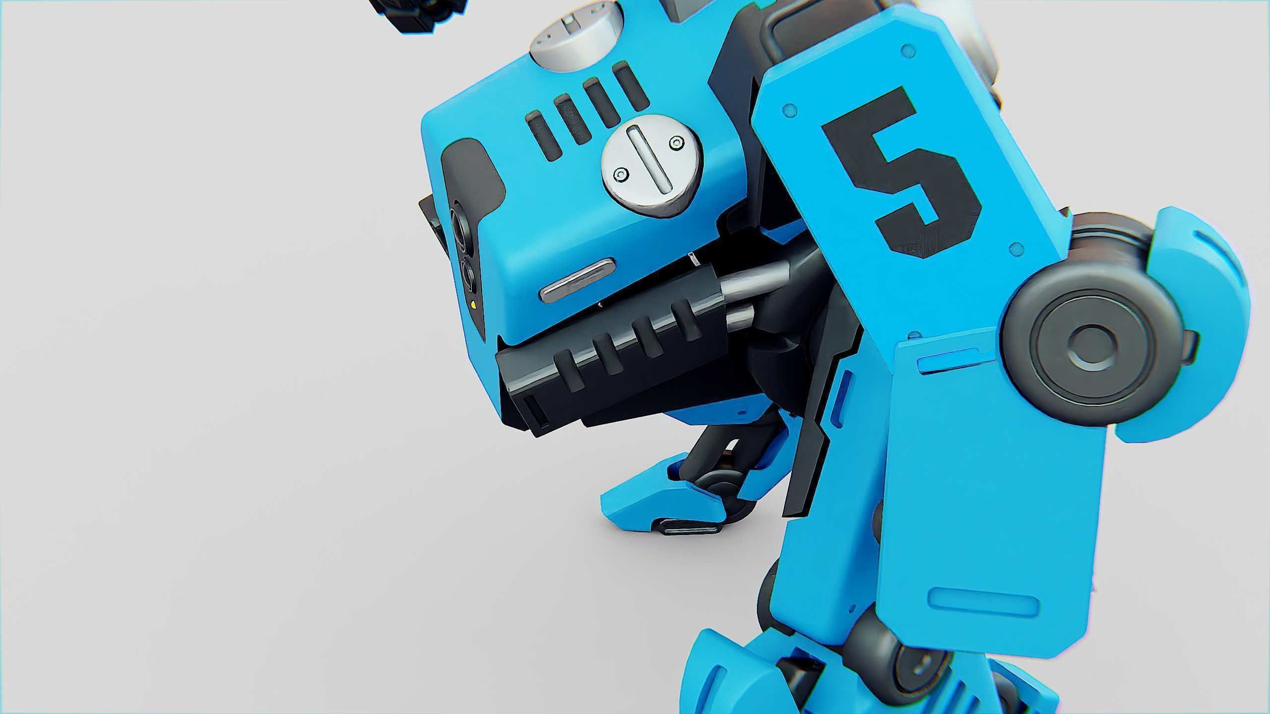 BATTLE DROID ONYX Rigged for Unreal Engine - Unity - MIXAMO 3D model_24