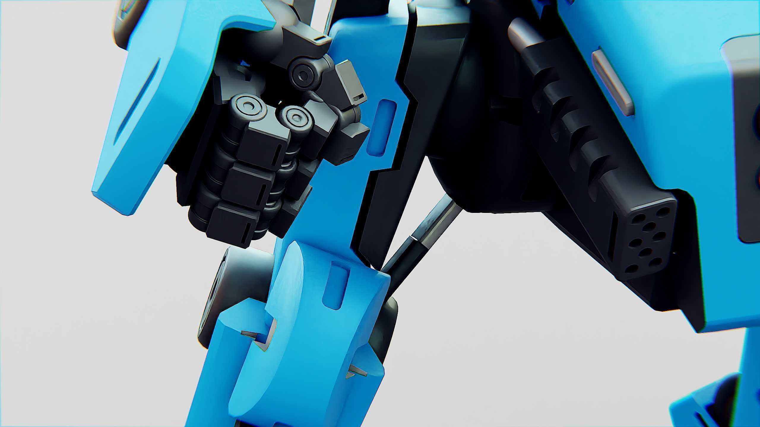 BATTLE DROID ONYX Rigged for Unreal Engine - Unity - MIXAMO 3D model_25