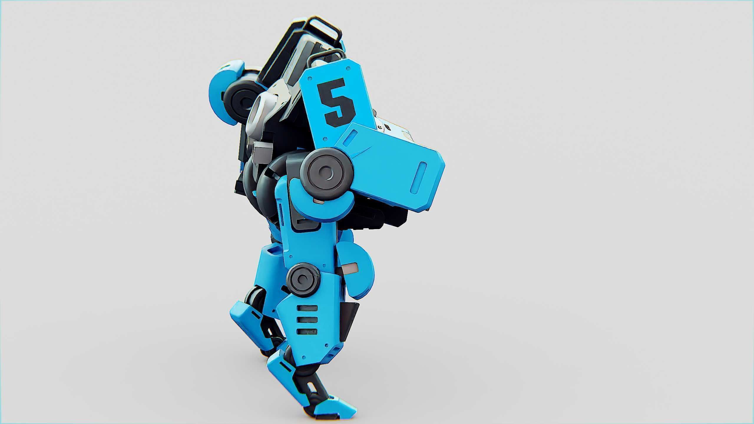 BATTLE DROID ONYX Rigged for Unreal Engine - Unity - MIXAMO 3D model_6