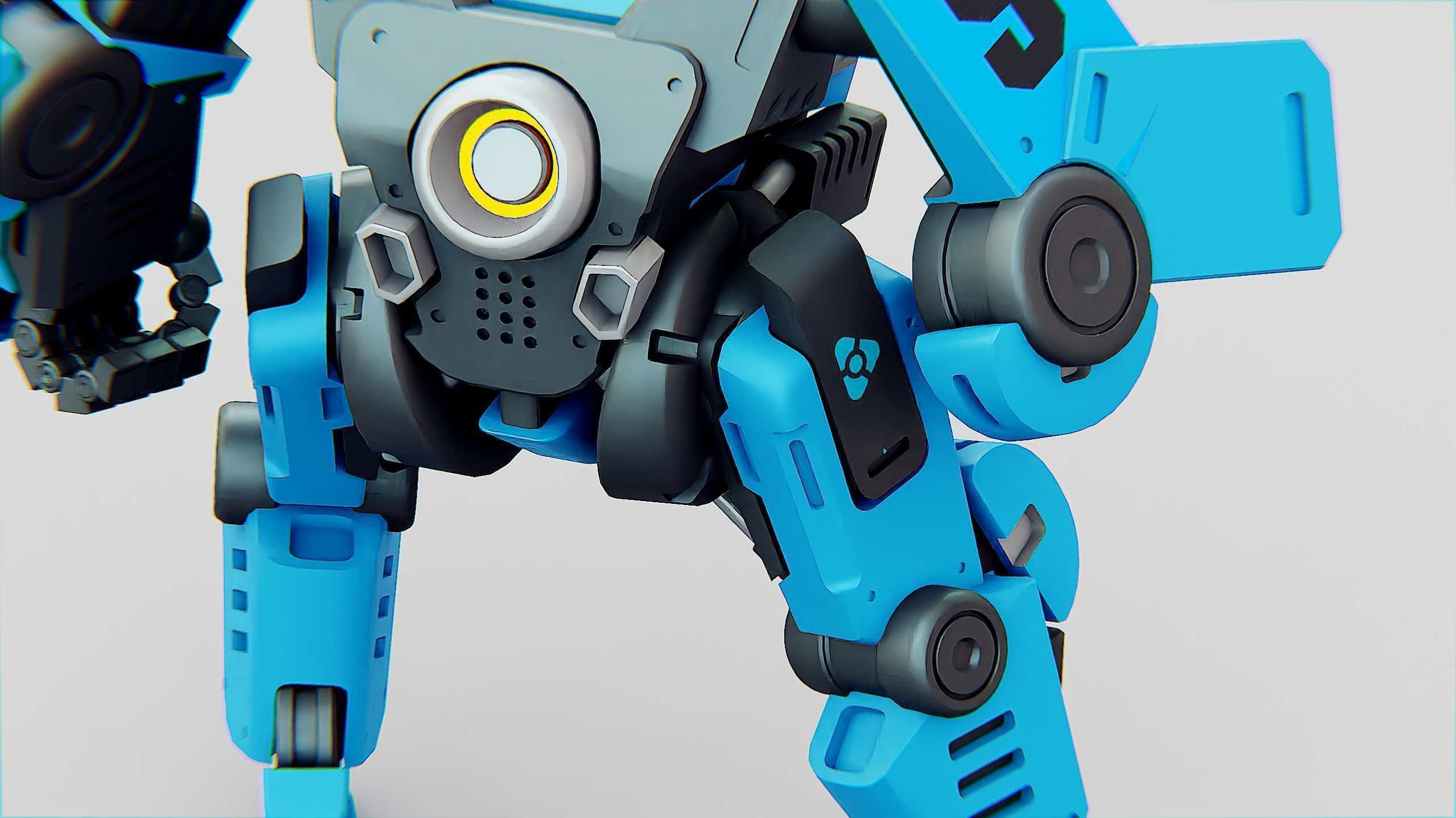 BATTLE DROID ONYX Rigged for Unreal Engine - Unity - MIXAMO 3D model_22