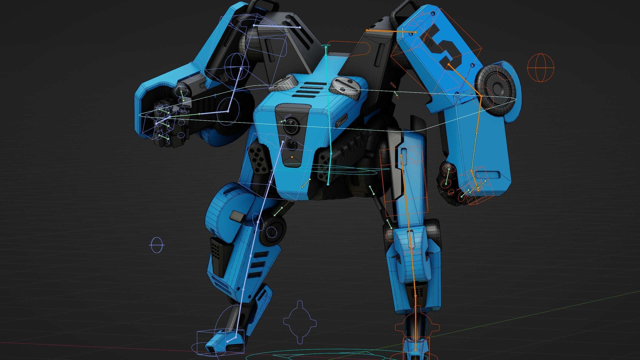 BATTLE DROID ONYX Rigged for Unreal Engine - Unity - MIXAMO 3D model_37