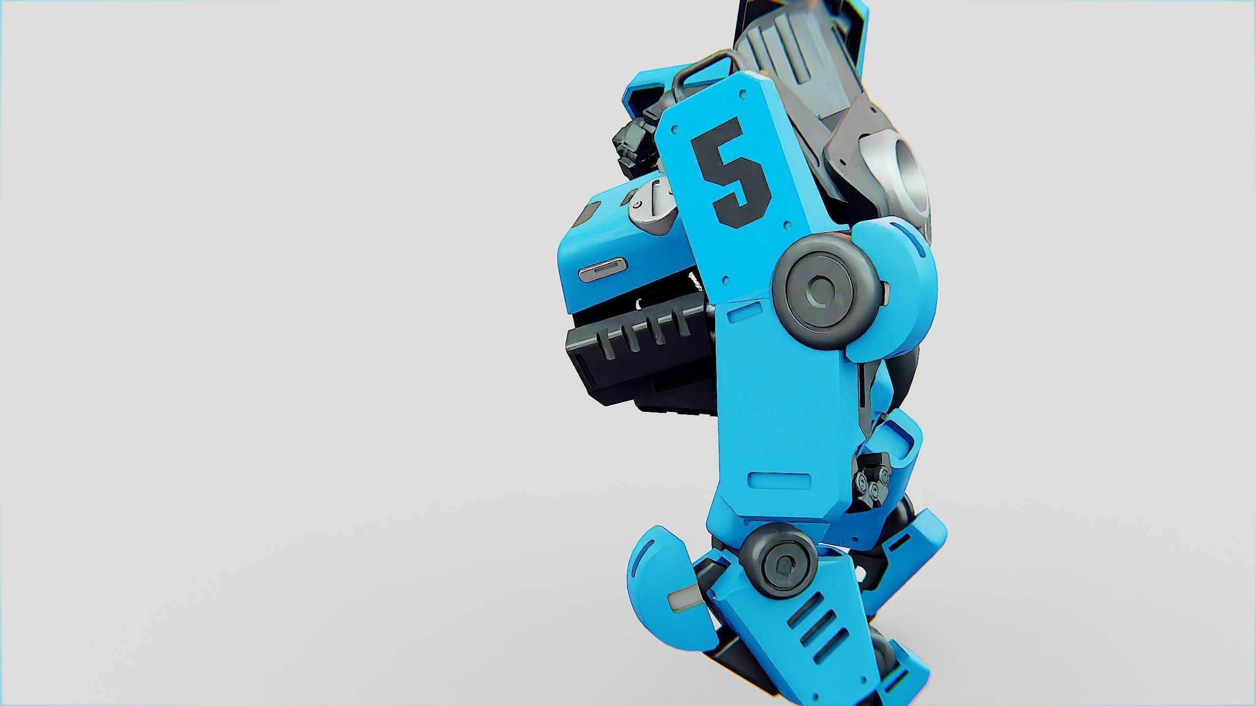 BATTLE DROID ONYX Rigged for Unreal Engine - Unity - MIXAMO 3D model_14