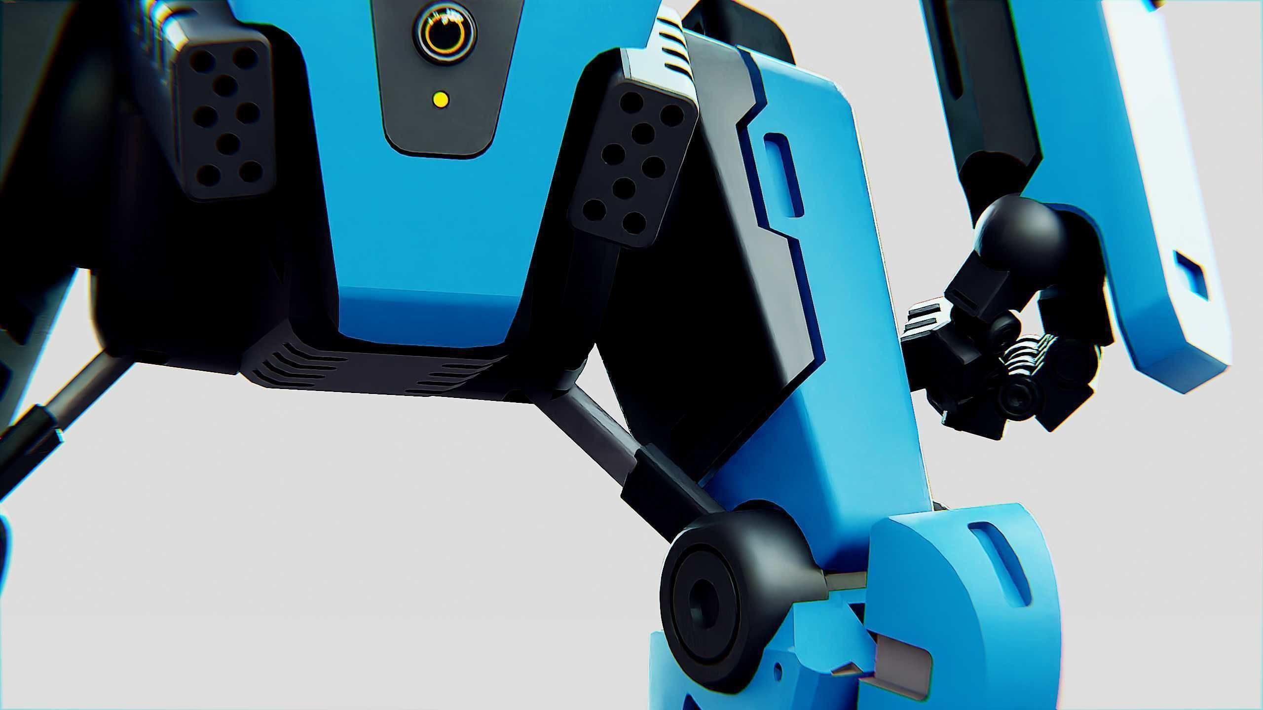 BATTLE DROID ONYX Rigged for Unreal Engine - Unity - MIXAMO 3D model_28