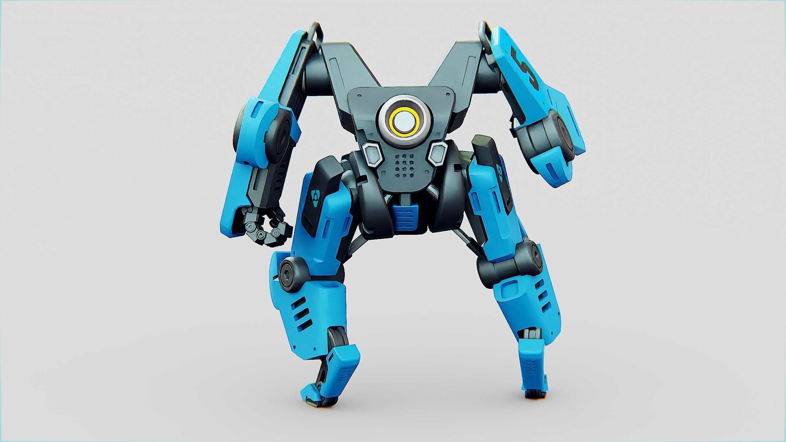 BATTLE DROID ONYX Rigged for Unreal Engine - Unity - MIXAMO 3D model_10