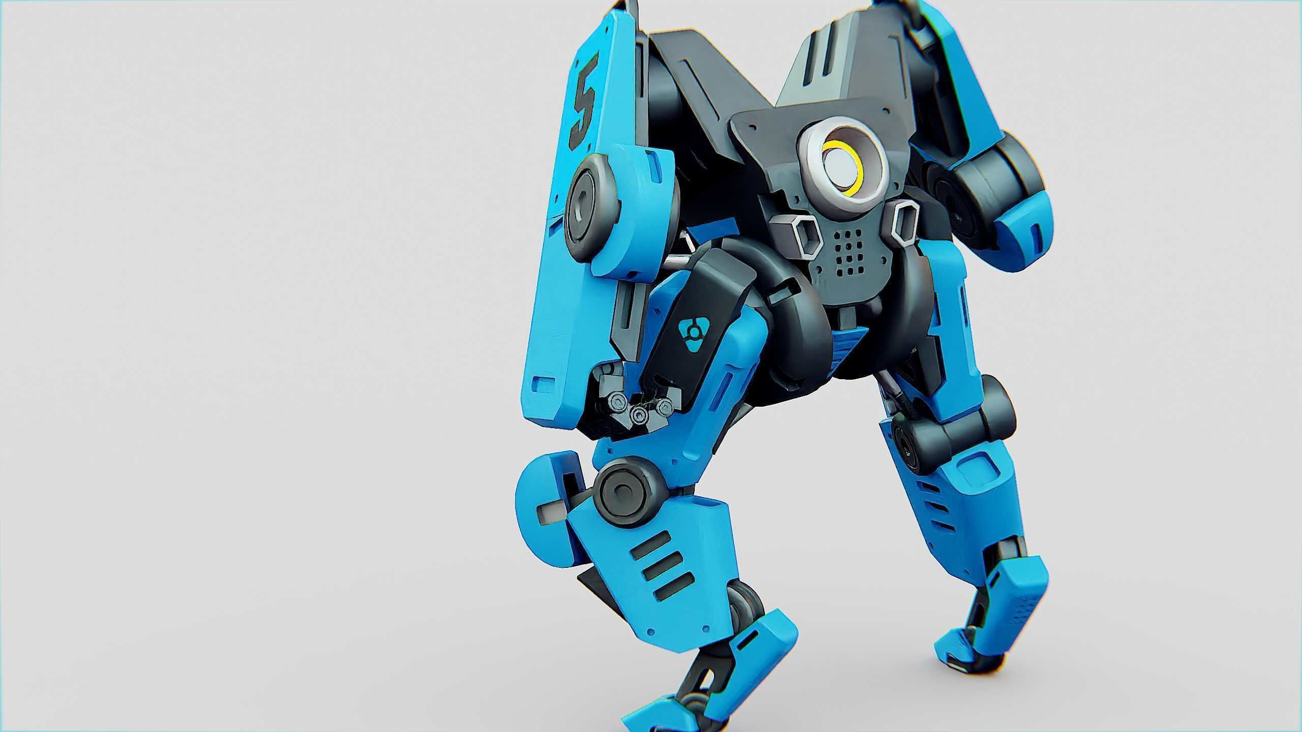 BATTLE DROID ONYX Rigged for Unreal Engine - Unity - MIXAMO 3D model_12