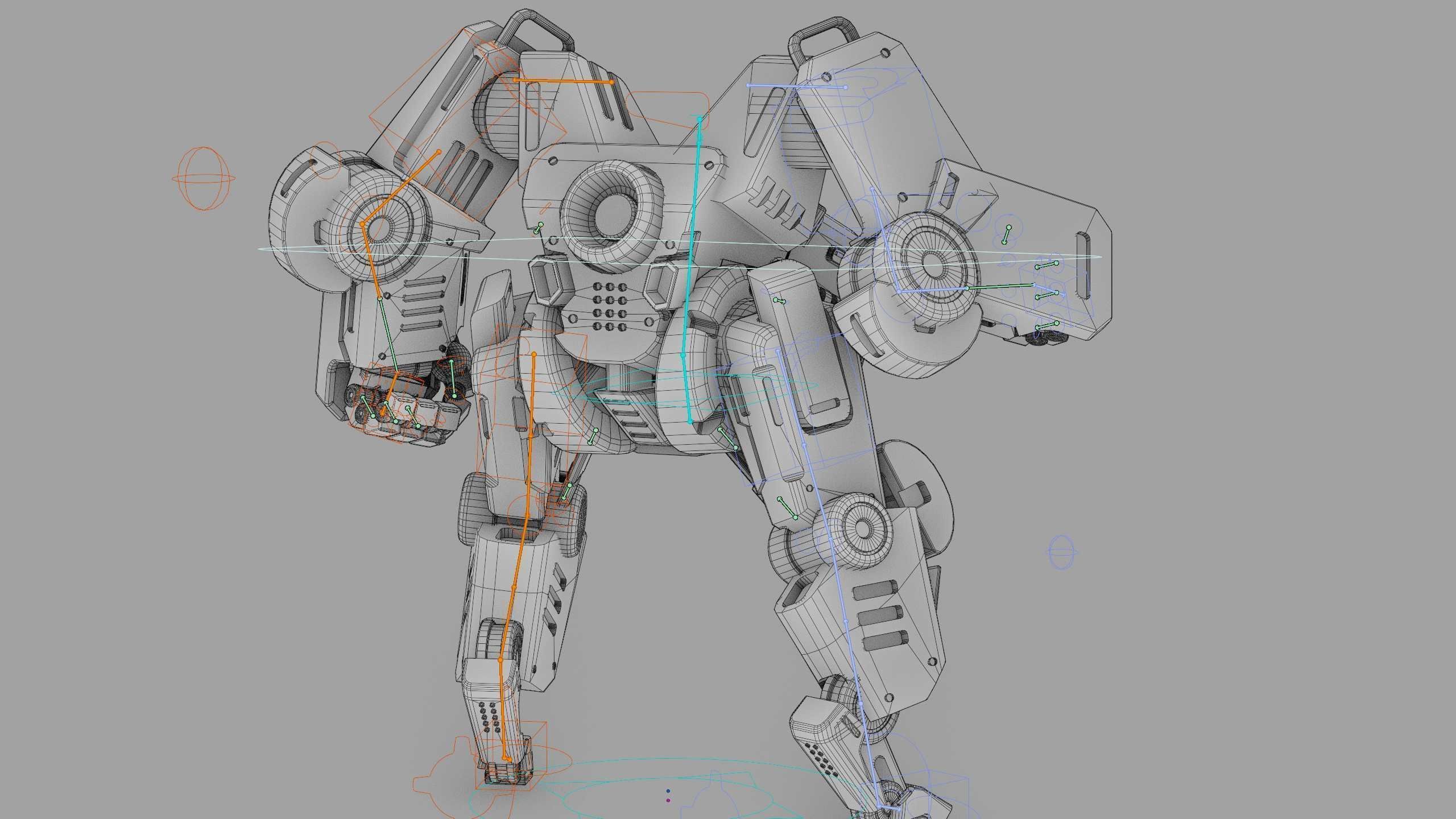 BATTLE DROID ONYX Rigged for Unreal Engine - Unity - MIXAMO 3D model_41