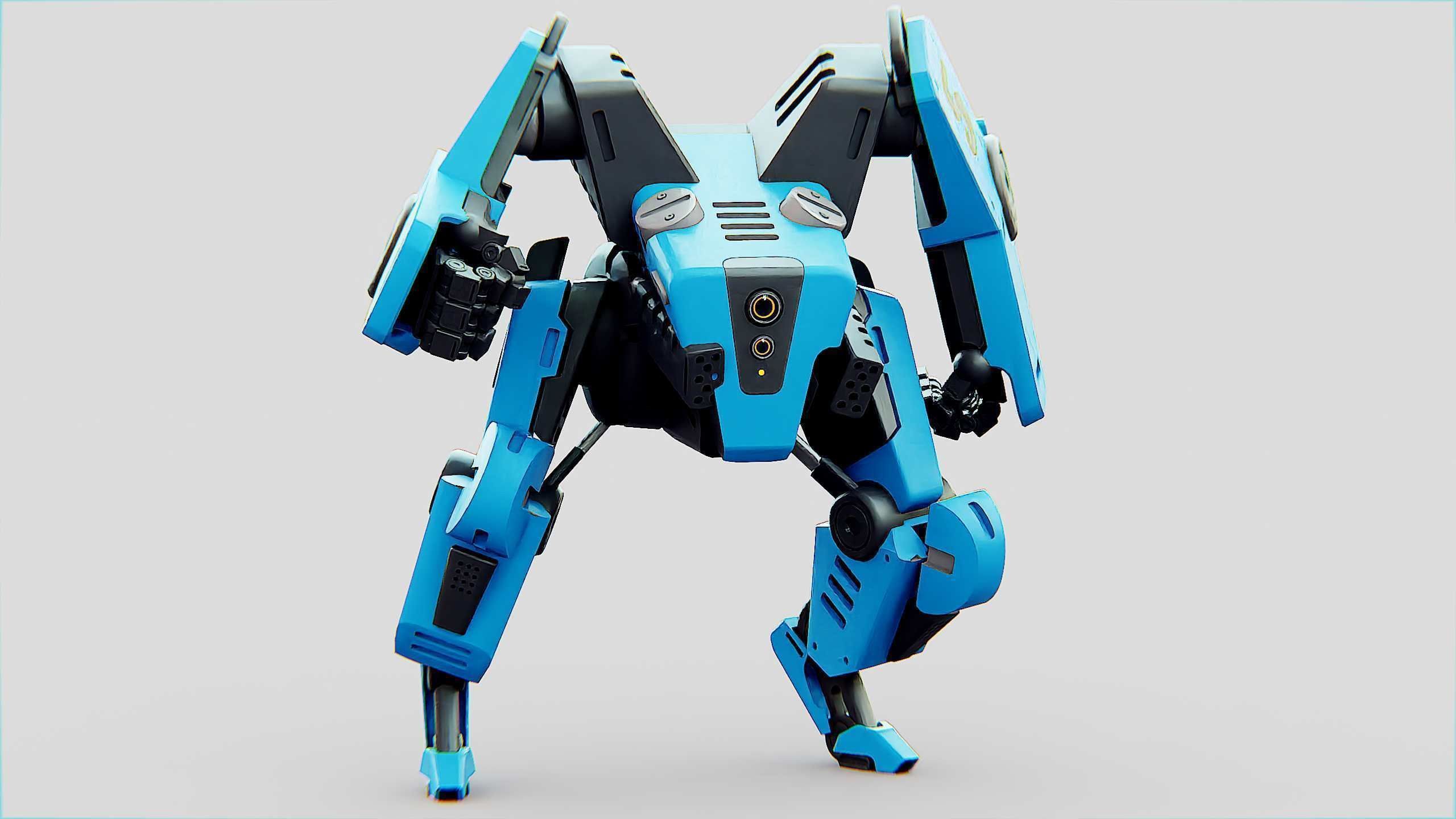 BATTLE DROID ONYX Rigged for Unreal Engine - Unity - MIXAMO 3D model_2