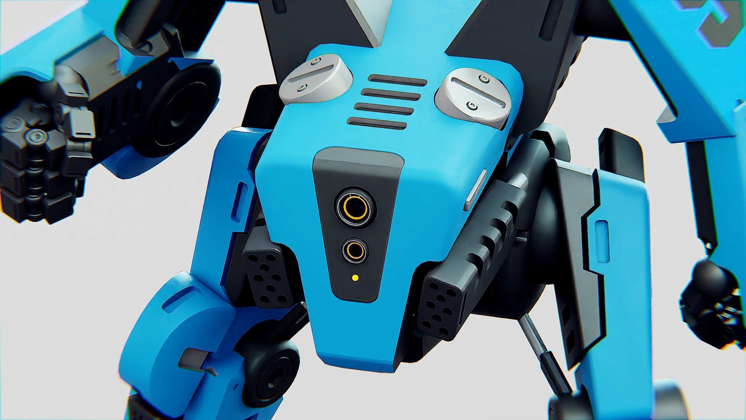 BATTLE DROID ONYX Rigged for Unreal Engine - Unity - MIXAMO 3D model_19