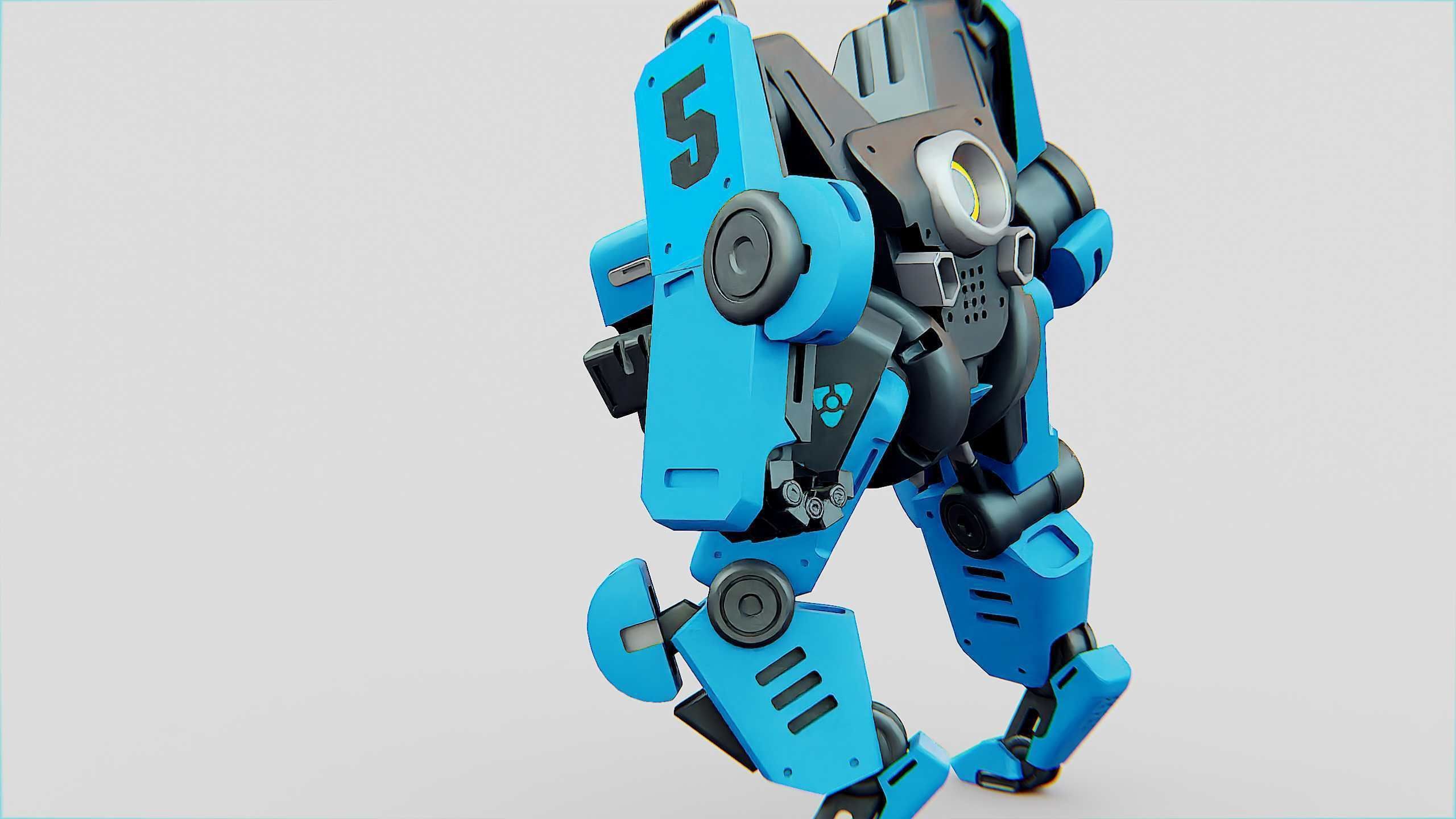 BATTLE DROID ONYX Rigged for Unreal Engine - Unity - MIXAMO 3D model_13