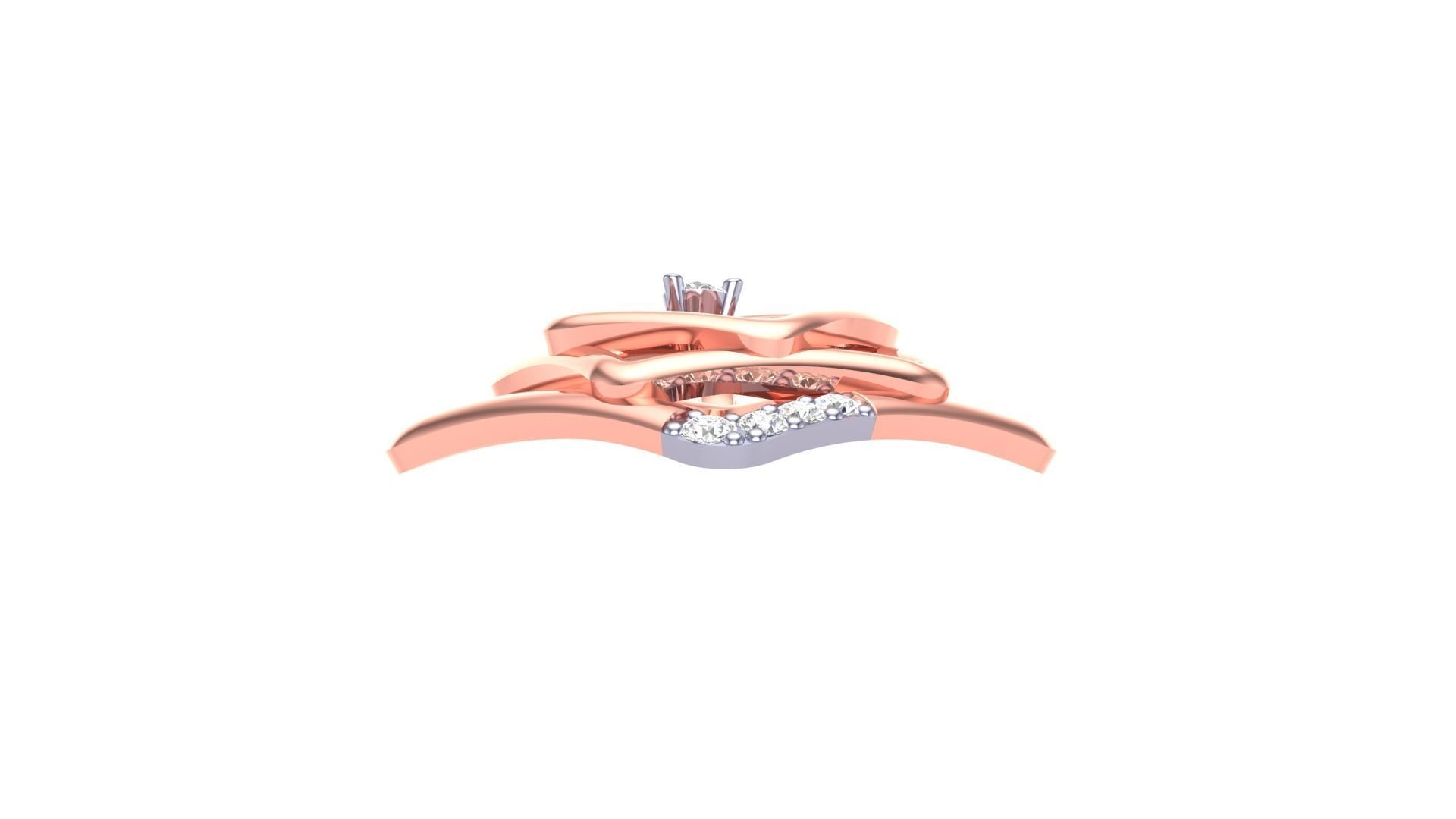 Squares with Squares Diamond Pendant 3D print model_3