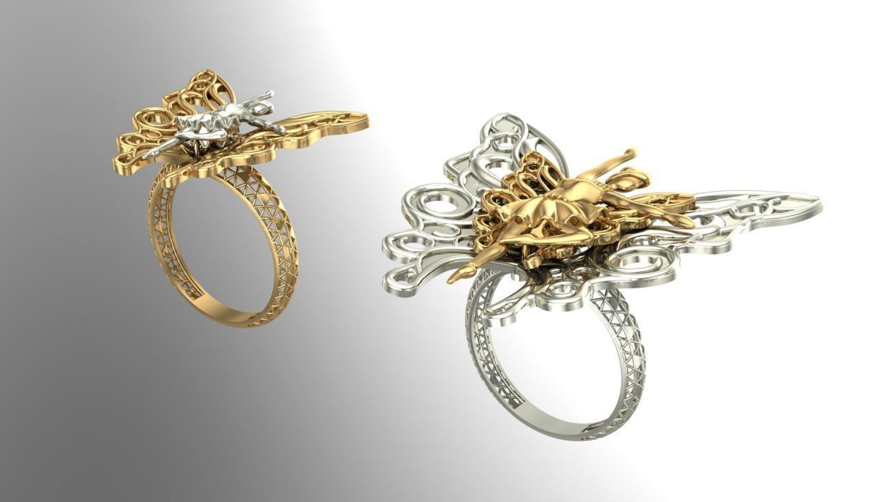 ballerian fairy 3D print model_1