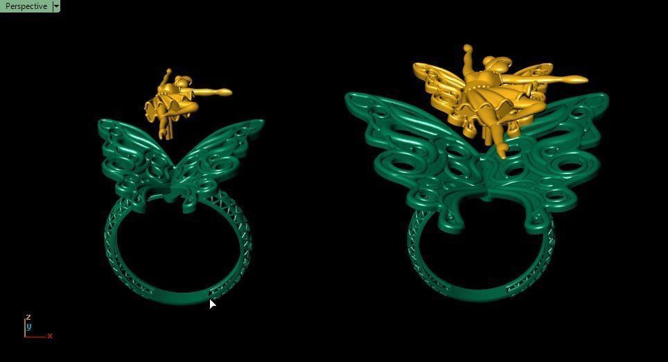 ballerian fairy 3D print model_6