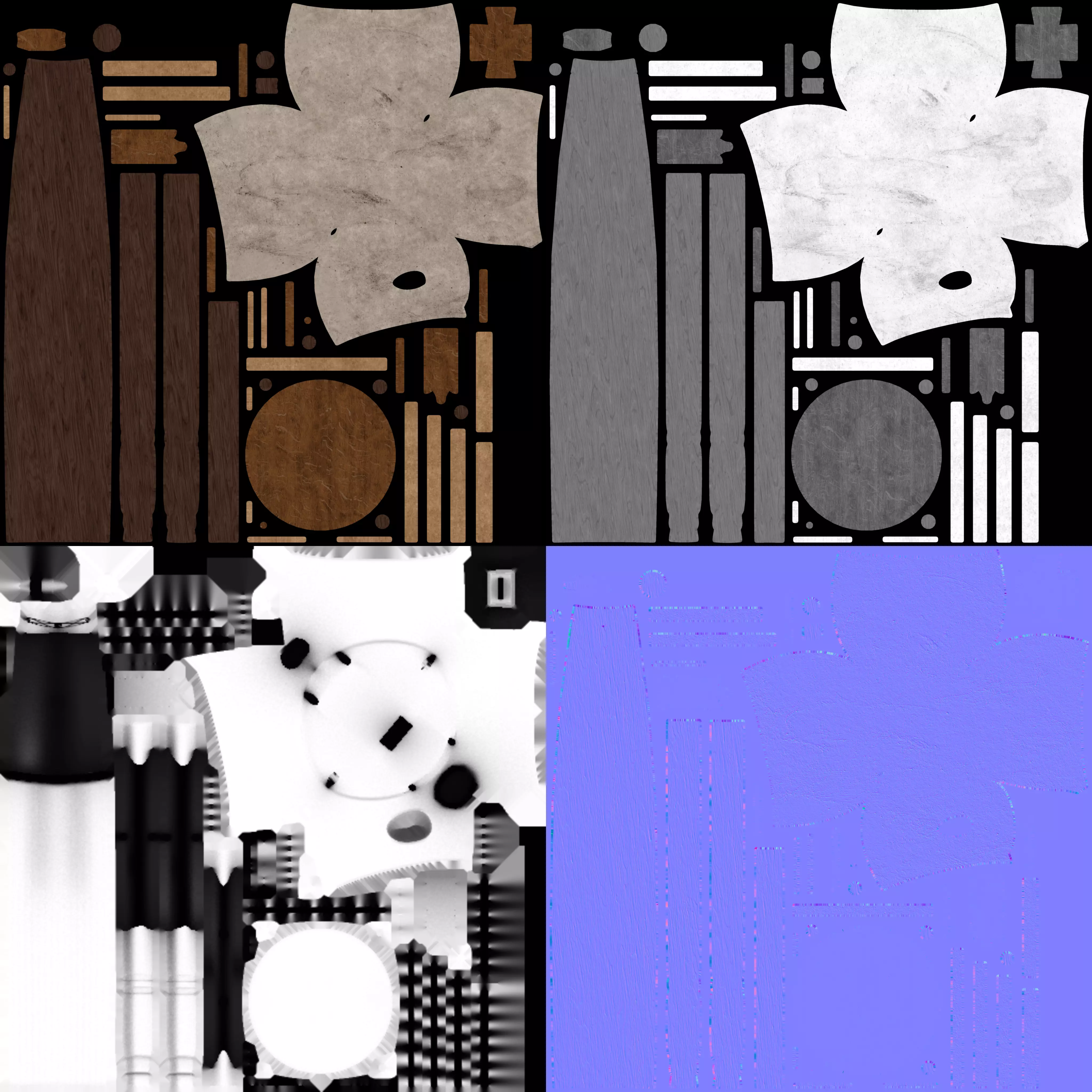 Kora - African Musical Instrument 3D model_7