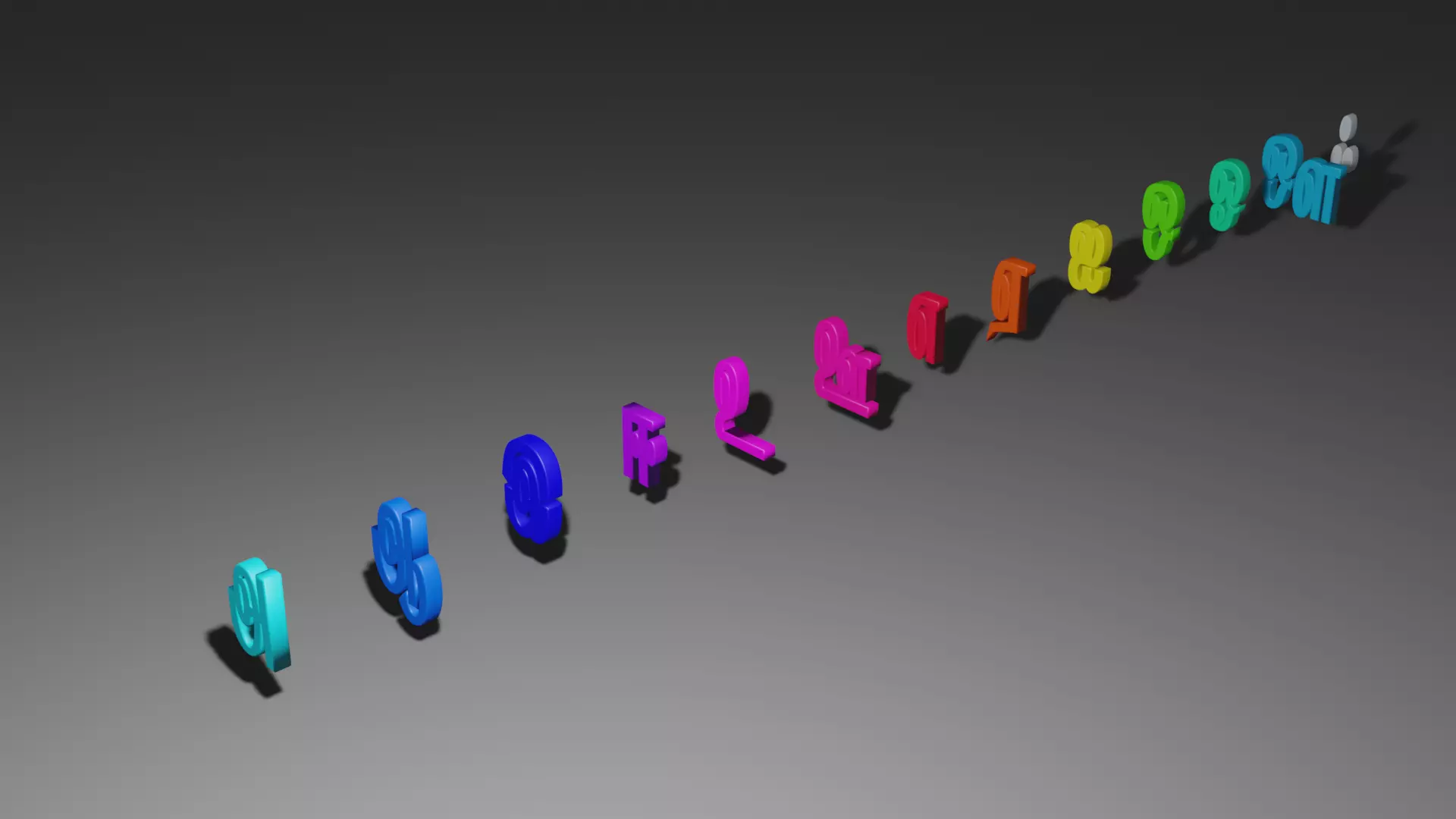 TAMIL FIRST 13 LETTERS 3D model_0