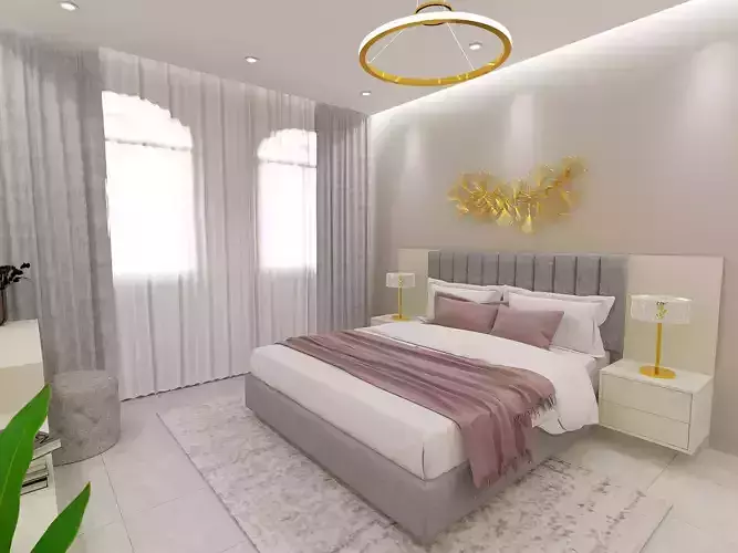 Modern bedroom 