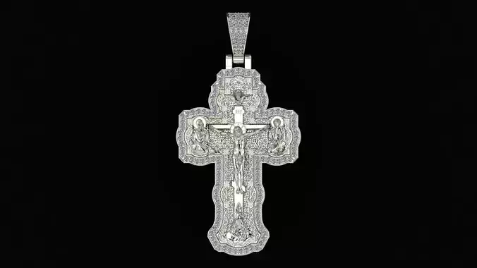 Jesus Christ Crucifixion  Catholic Pendant