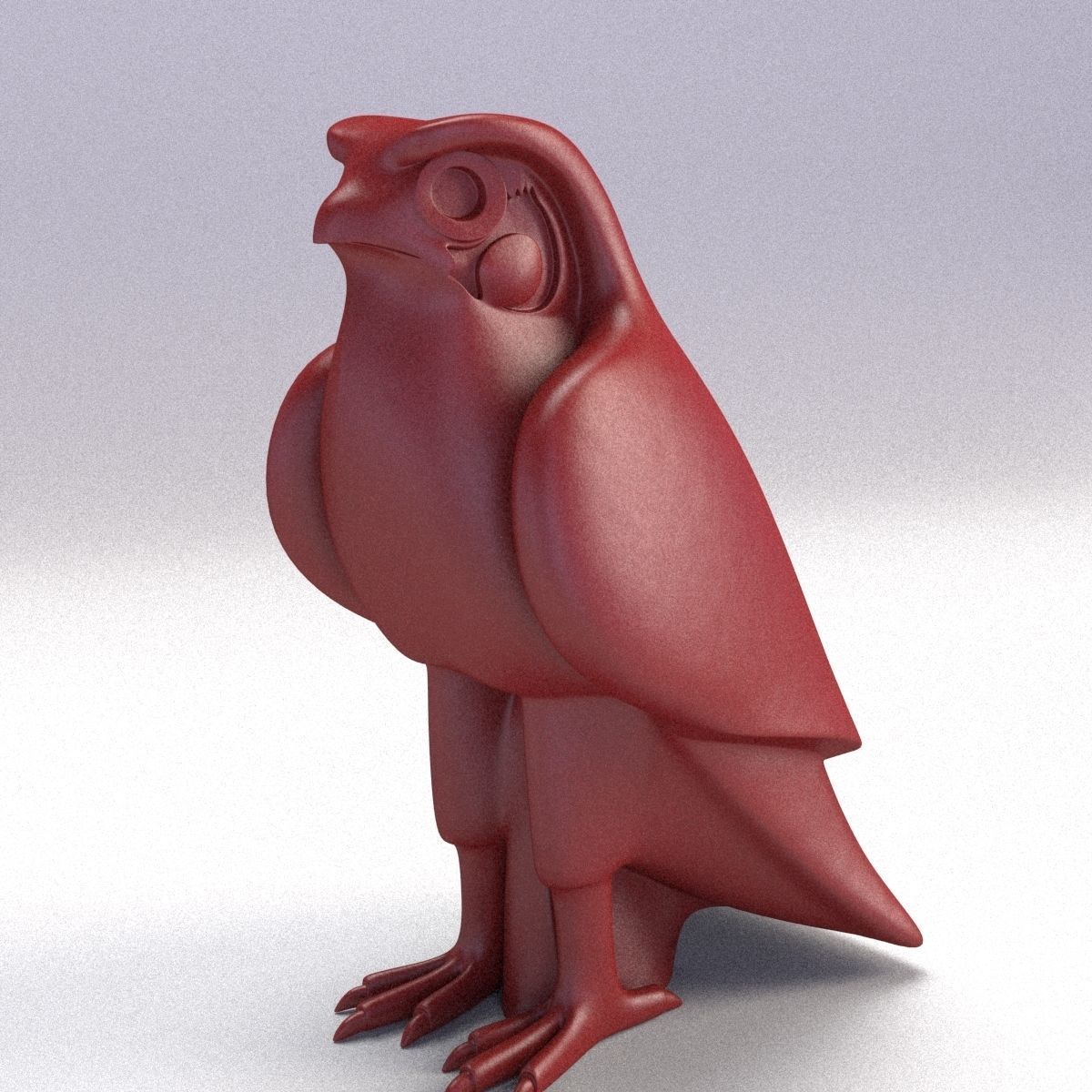 HORUS - THE CURIOUS EGYPTIAN GOD OF THE SKY Low-poly 3D model_7