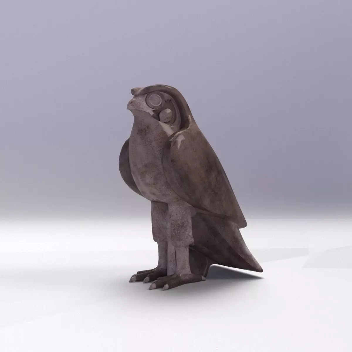 HORUS - THE CURIOUS EGYPTIAN GOD OF THE SKY Low-poly 3D model_0