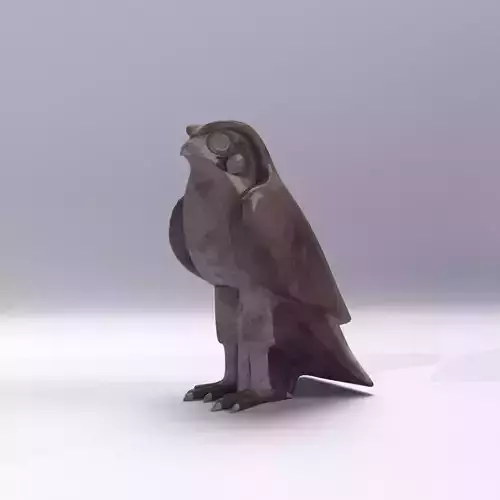 HORUS - THE CURIOUS EGYPTIAN GOD OF THE SKY Low-poly 3D model