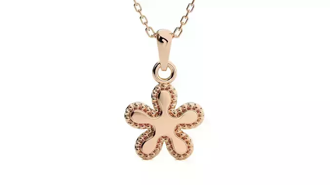 Light wt Plain Gold Pendant 3dm stl ply glb gltf mtl 3mf renders