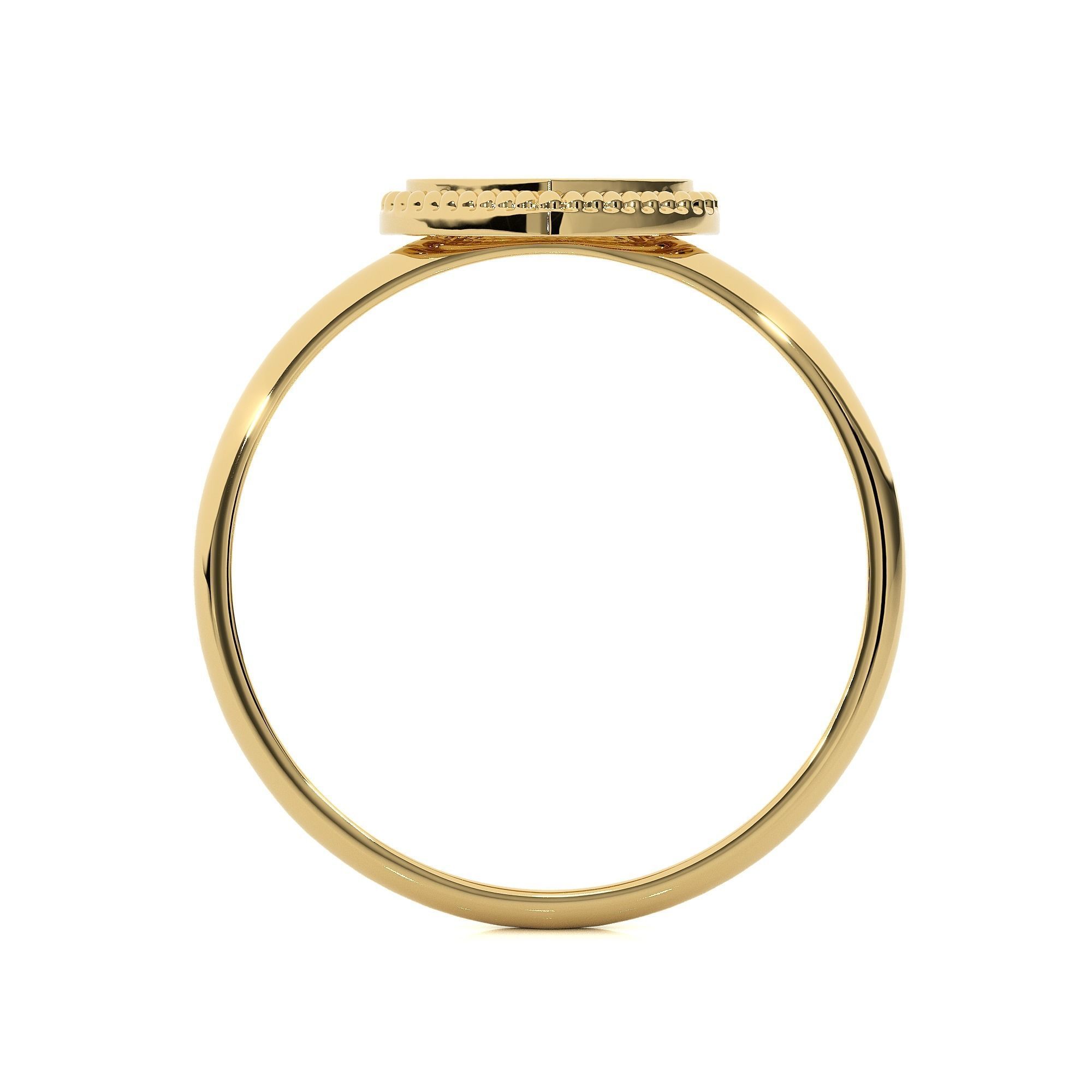 Heart Love Valentine Light wt Plain Gold ring 3dm stl ply glb  3D print model_10