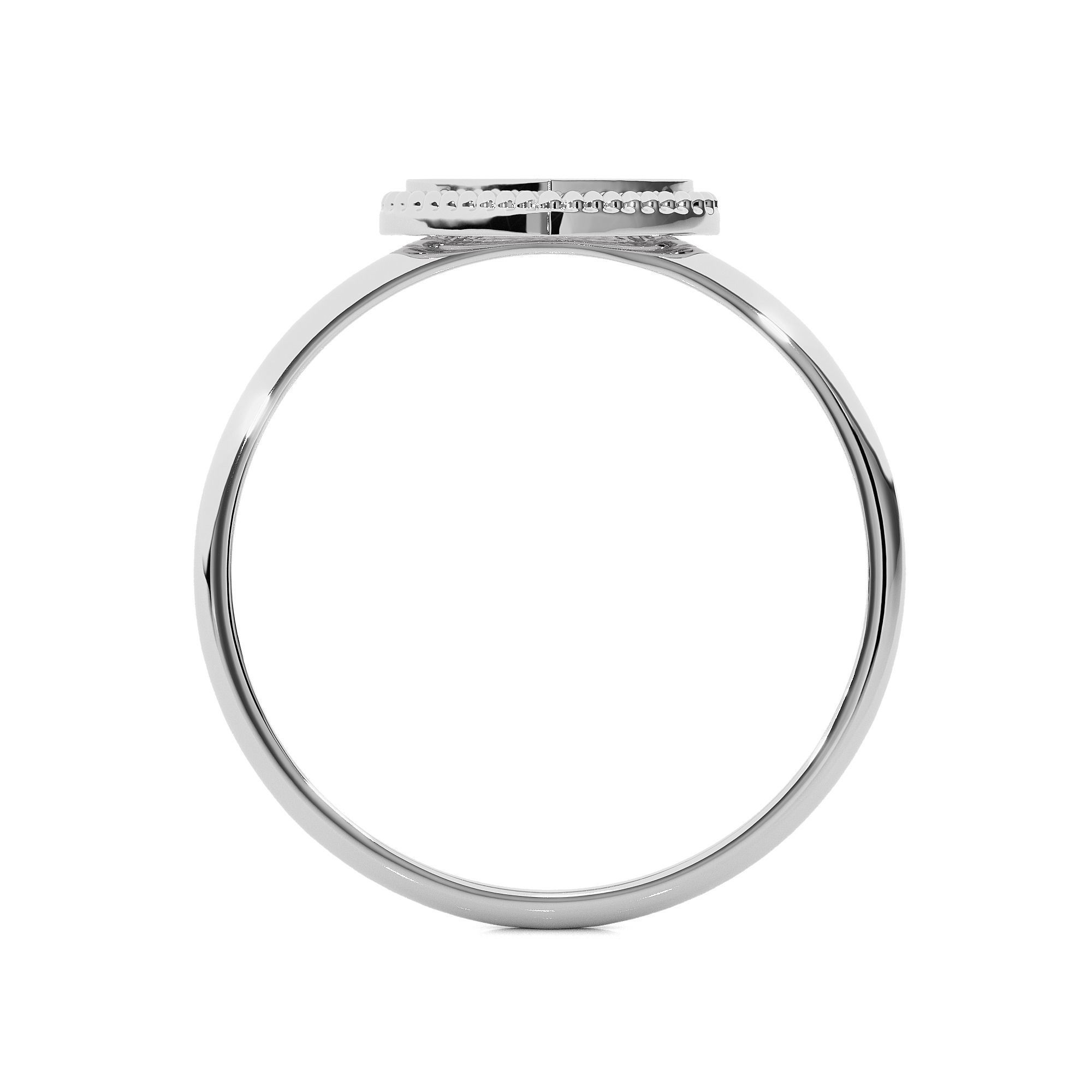 Heart Love Valentine Light wt Plain Gold ring 3dm stl ply glb  3D print model_7