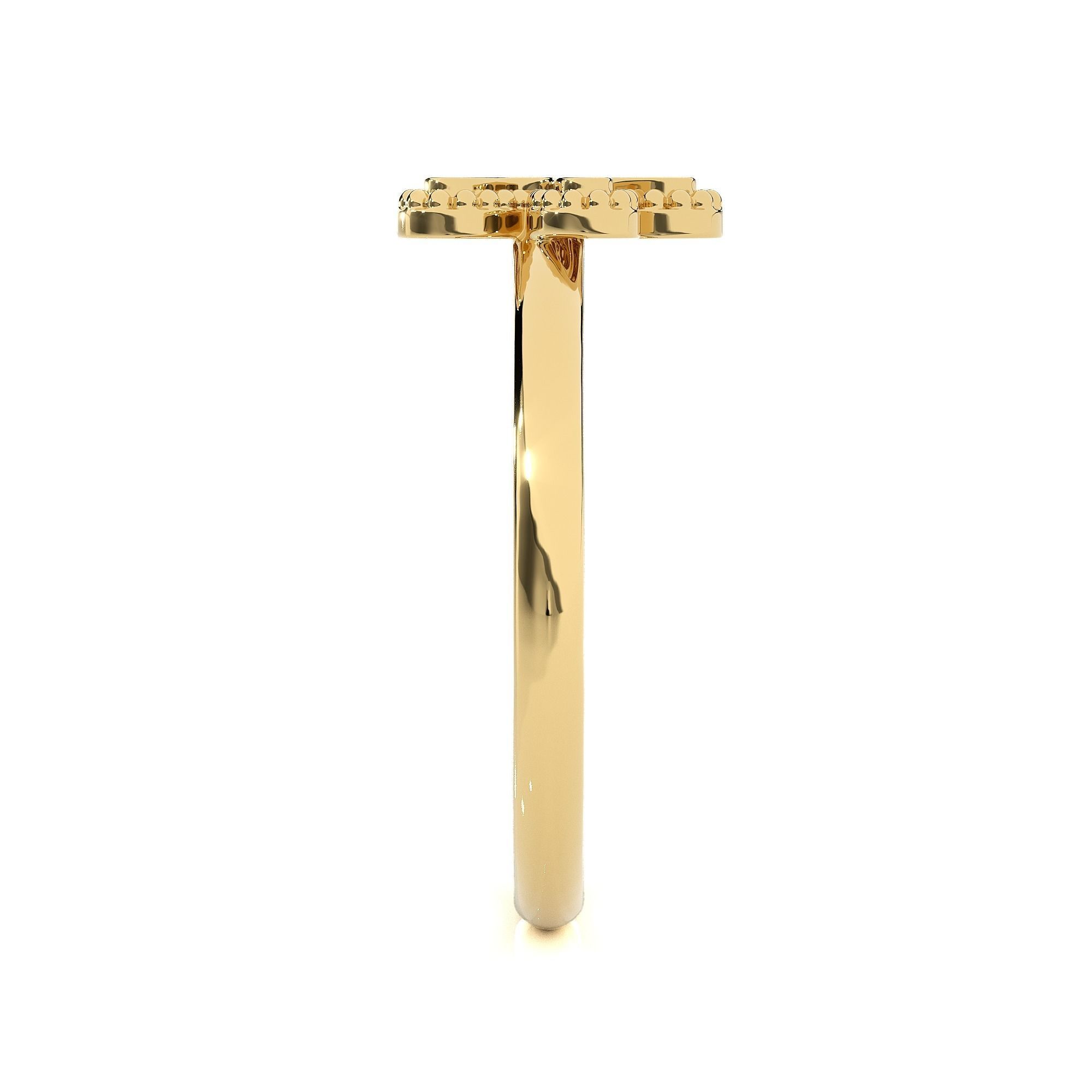 Light wt Plain Gold ring 3dm stl ply glb gltf mtl 3mf renders 3D print model_11