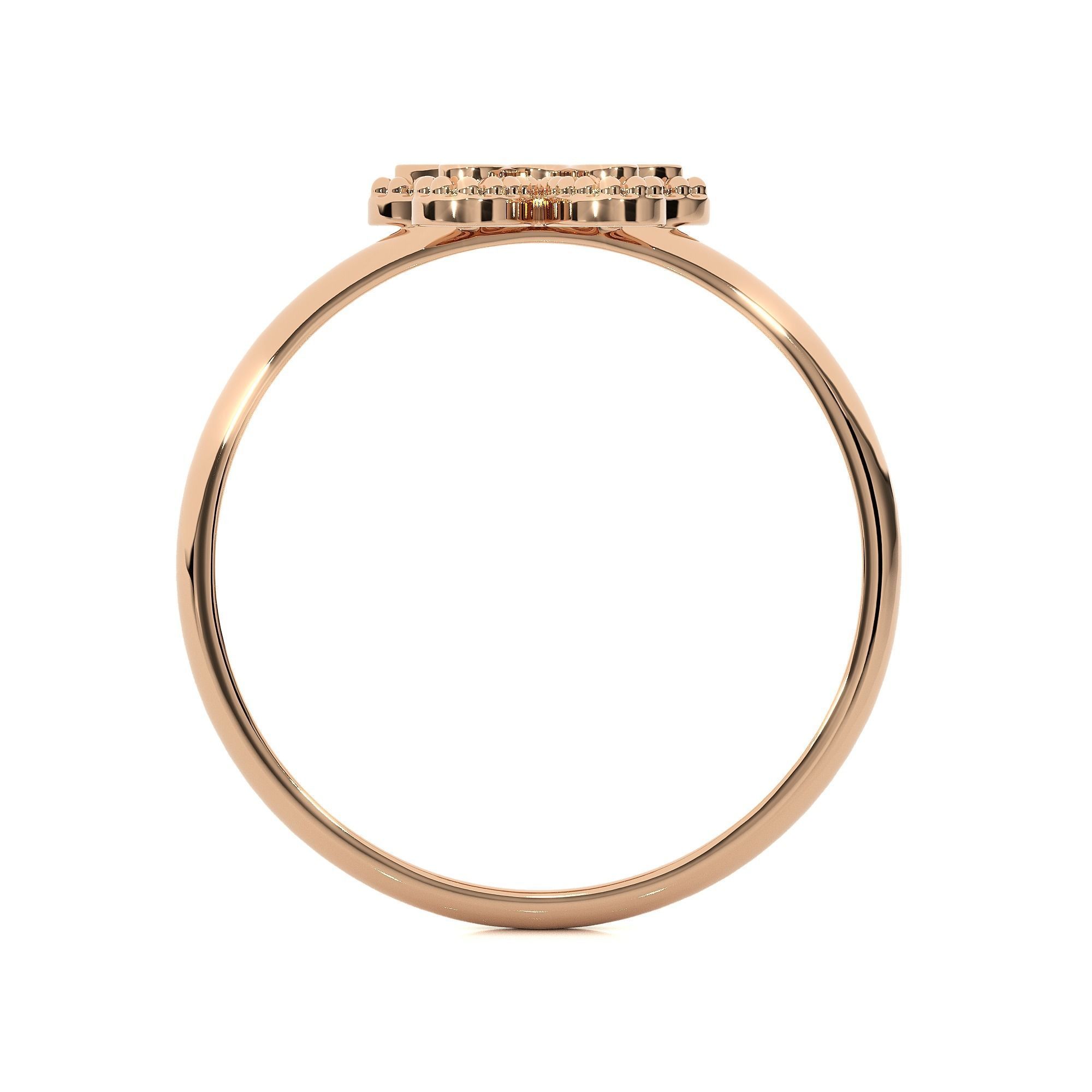 Light wt Plain Gold ring 3dm stl ply glb gltf mtl 3mf renders 3D print model_4