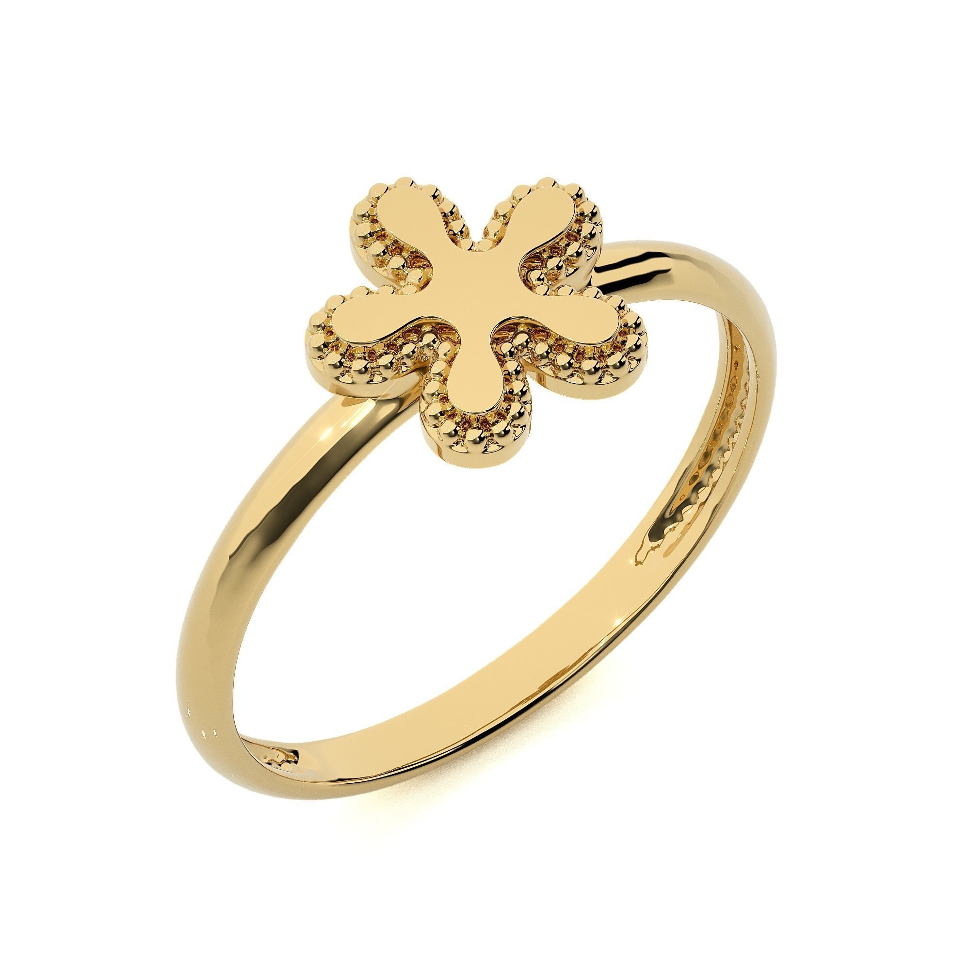 Light wt Plain Gold ring 3dm stl ply glb gltf mtl 3mf renders 3D print model_12