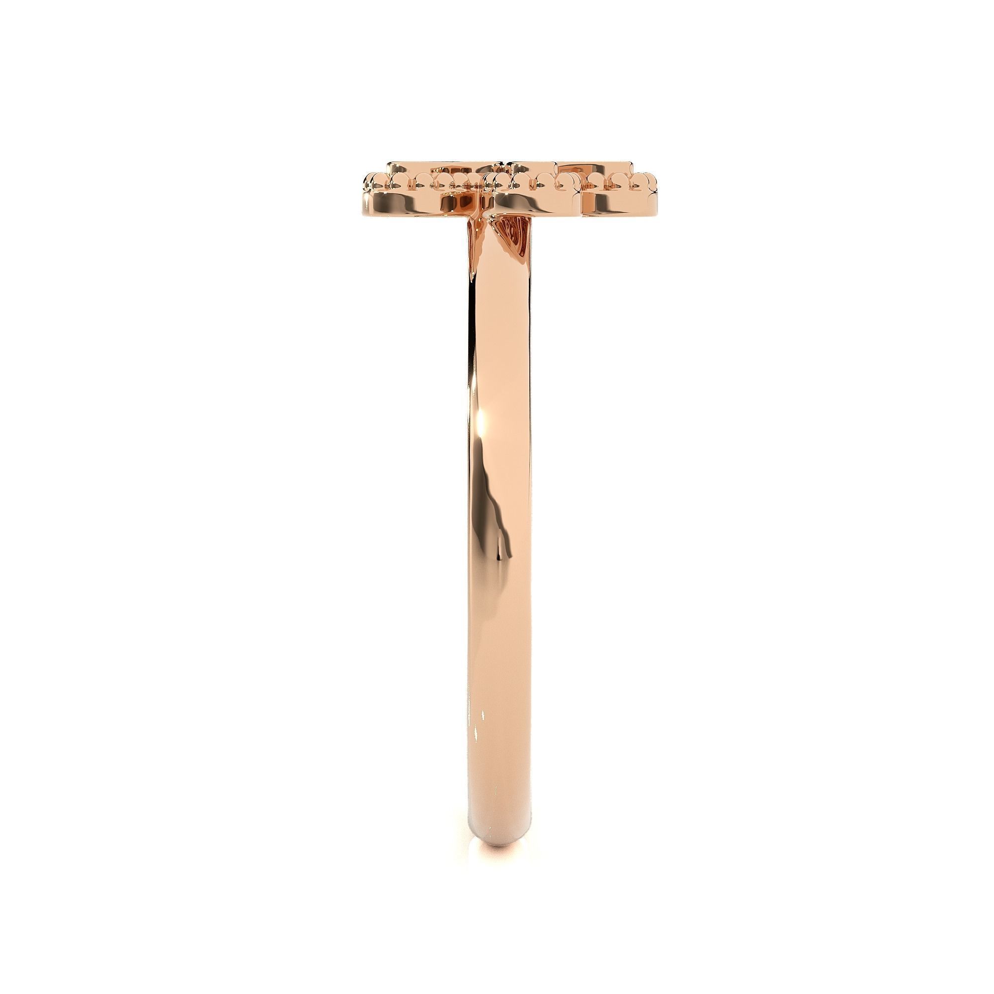 Light wt Plain Gold ring 3dm stl ply glb gltf mtl 3mf renders 3D print model_5