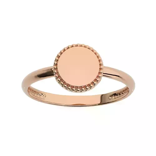 Round Light wt Plain Gold ring 3dm stl ply glb gltf mtl 3mf 