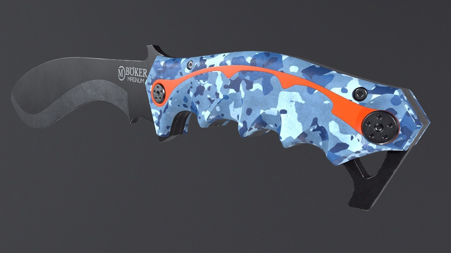 Machete-Lowpoly Low-poly 3D model_6