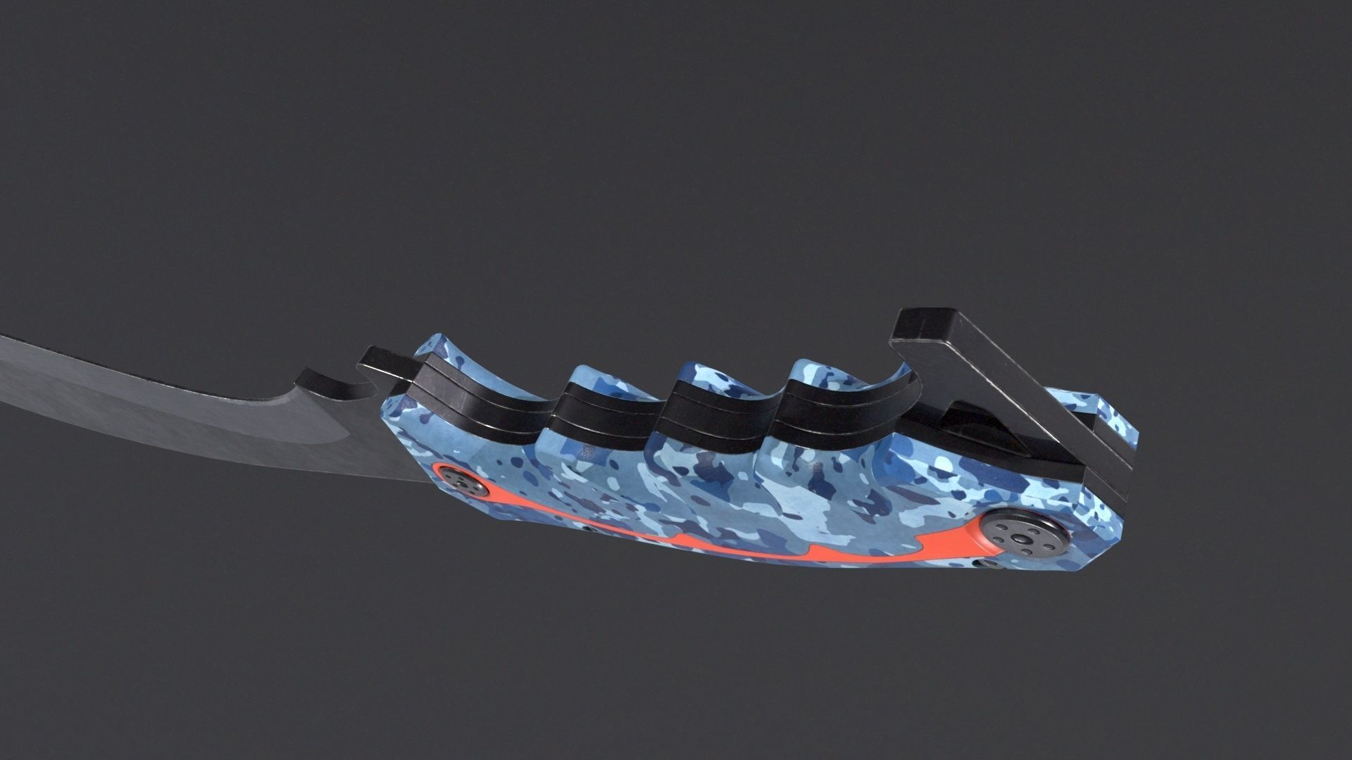 Machete-Lowpoly Low-poly 3D model_4