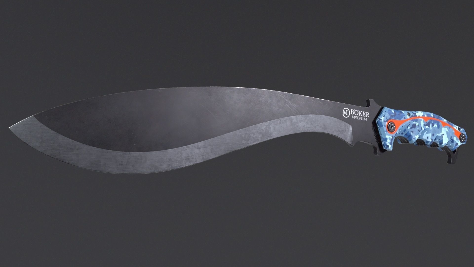 Machete-Lowpoly Low-poly 3D model_8