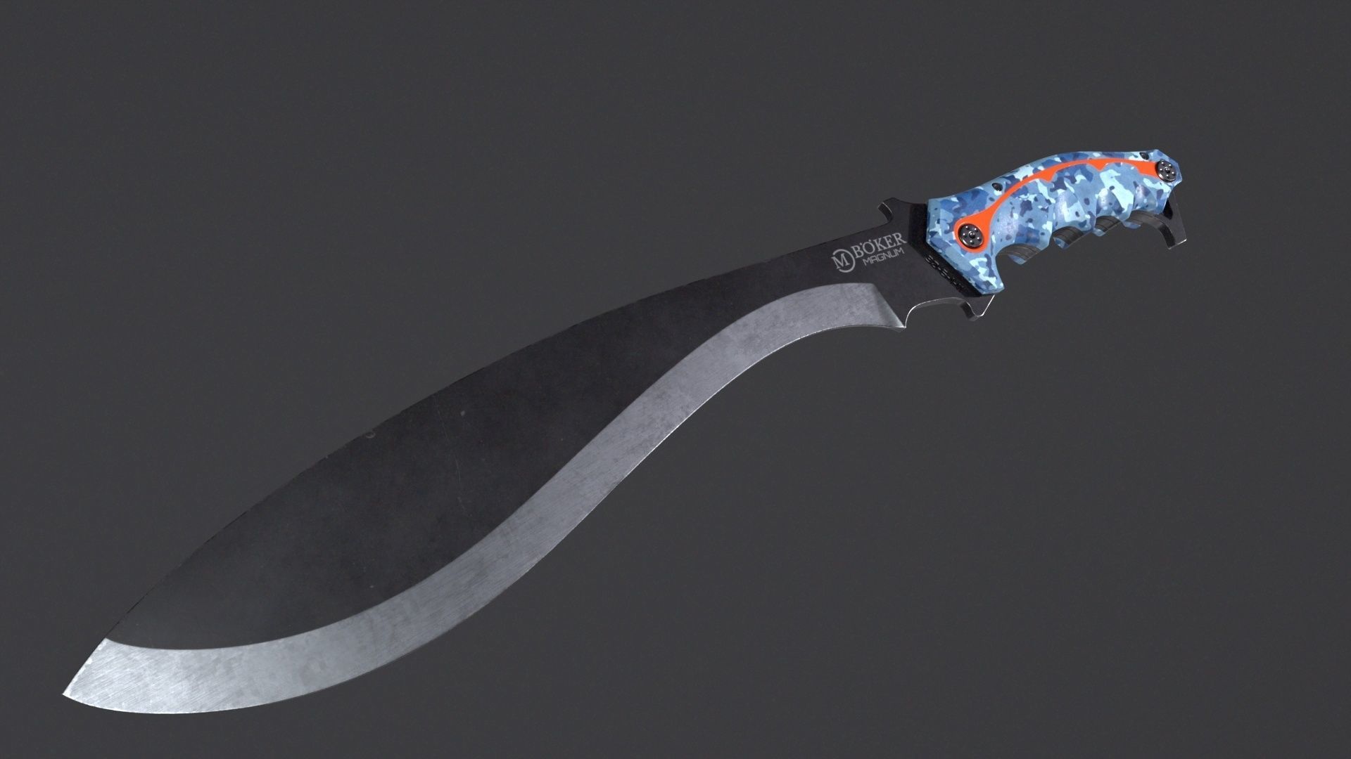 Machete-Lowpoly Low-poly 3D model_7