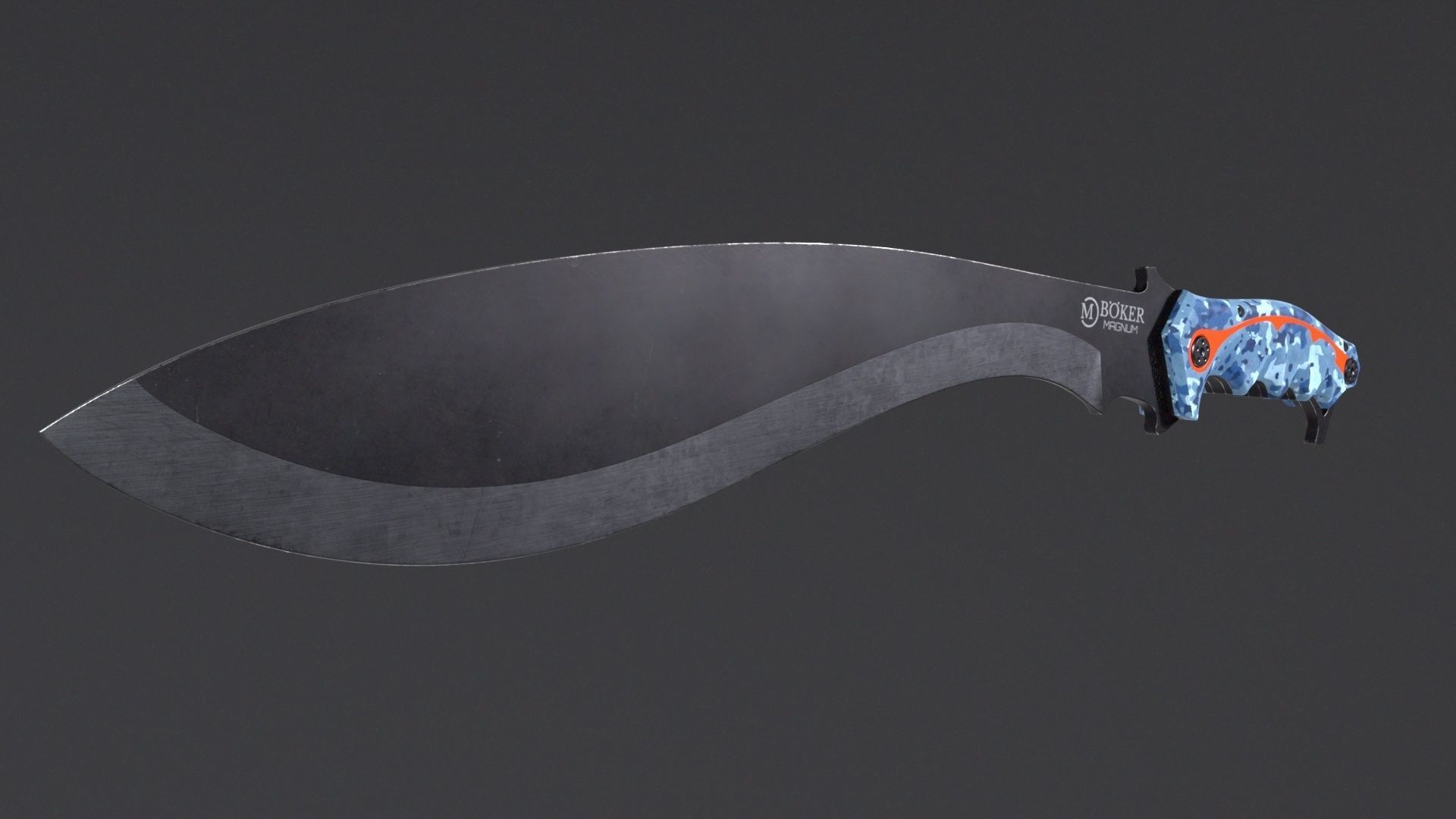 Machete-Lowpoly Low-poly 3D model_5