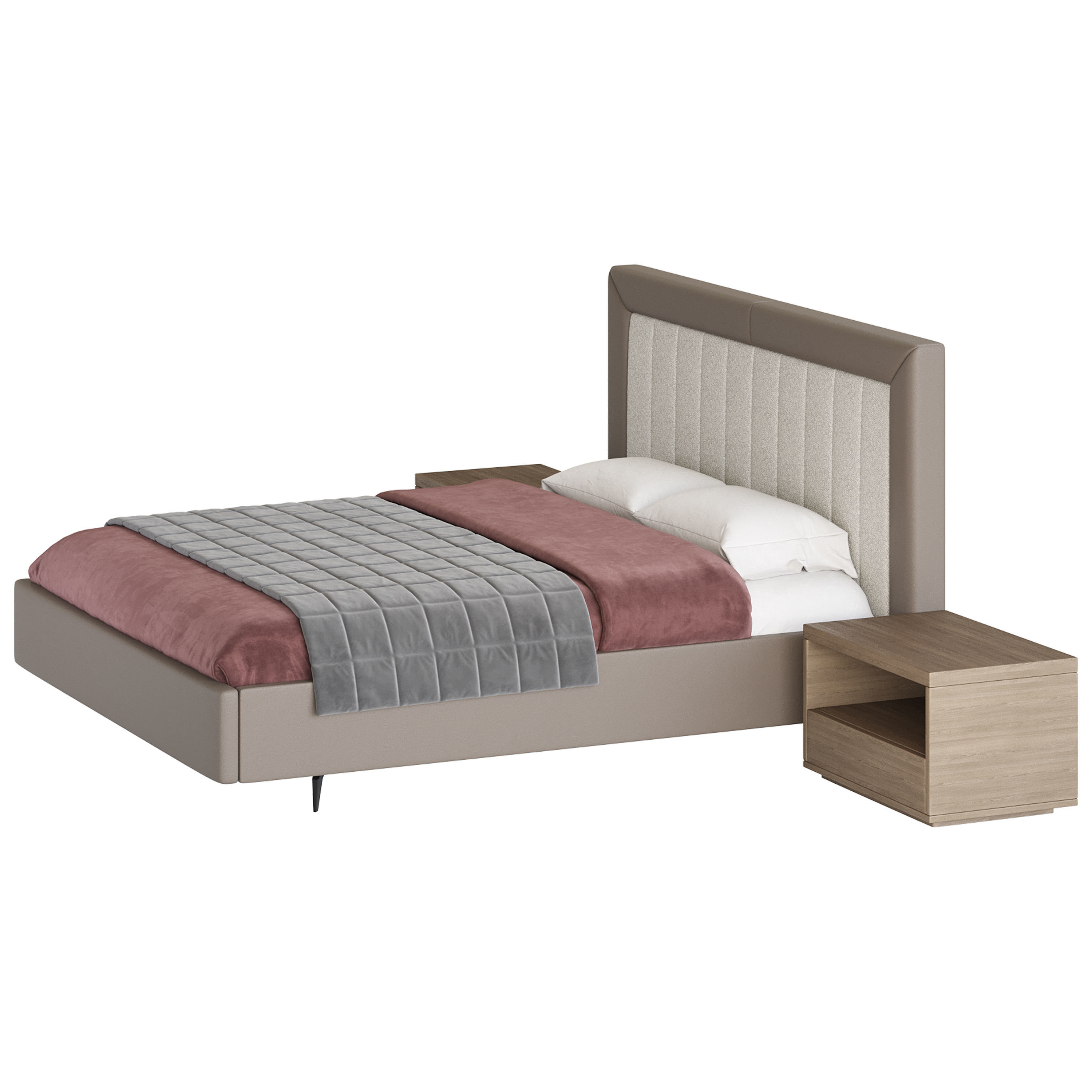 HILAY II BED 3D model_2