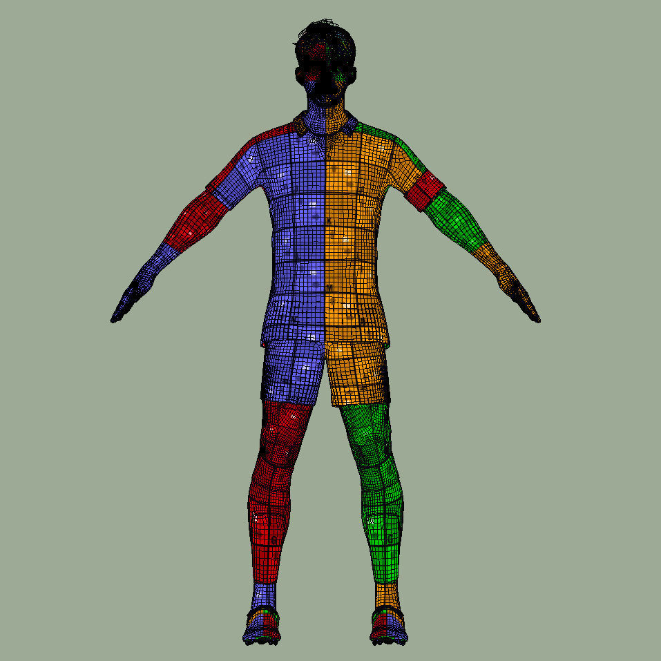 T-Pose rigged Son Heung Min 3D model_10