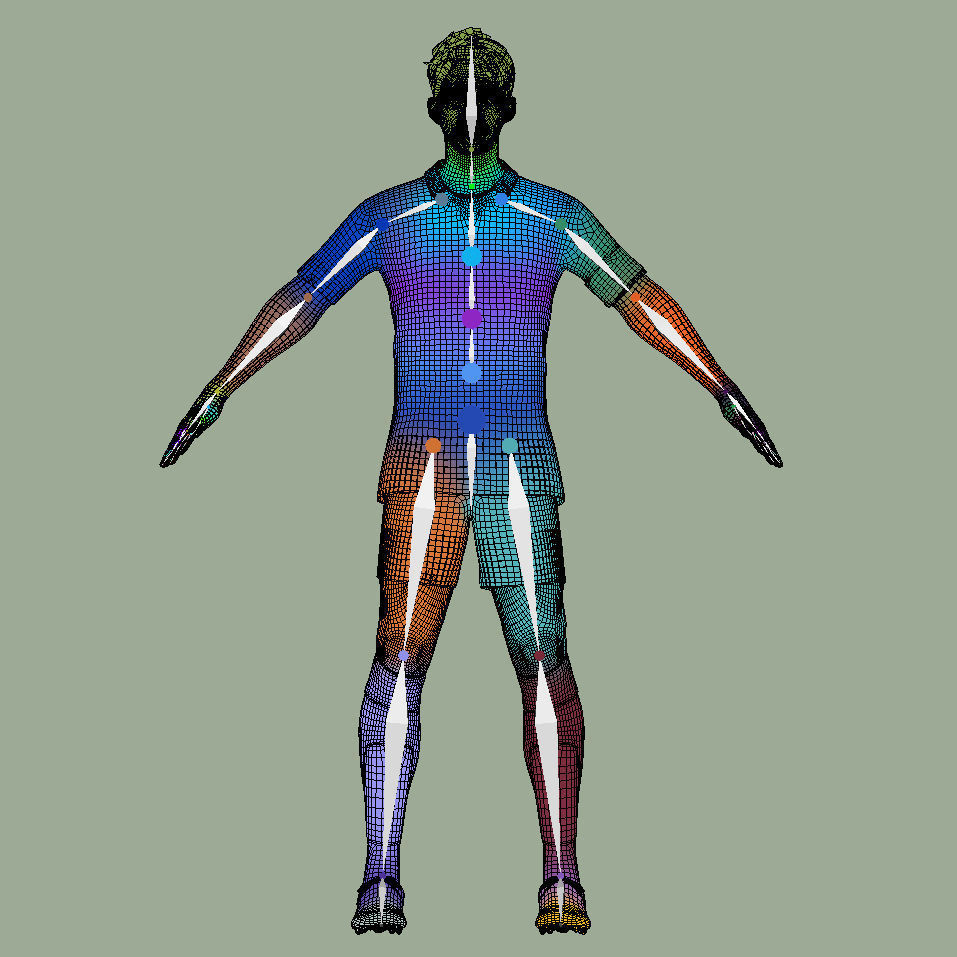 T-Pose rigged Son Heung Min 3D model_11