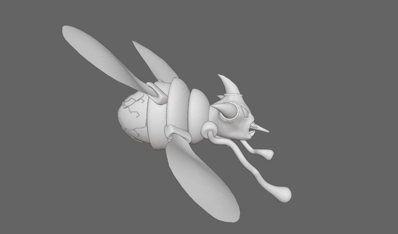 Alien Egg Maker Wasp 3D model_15
