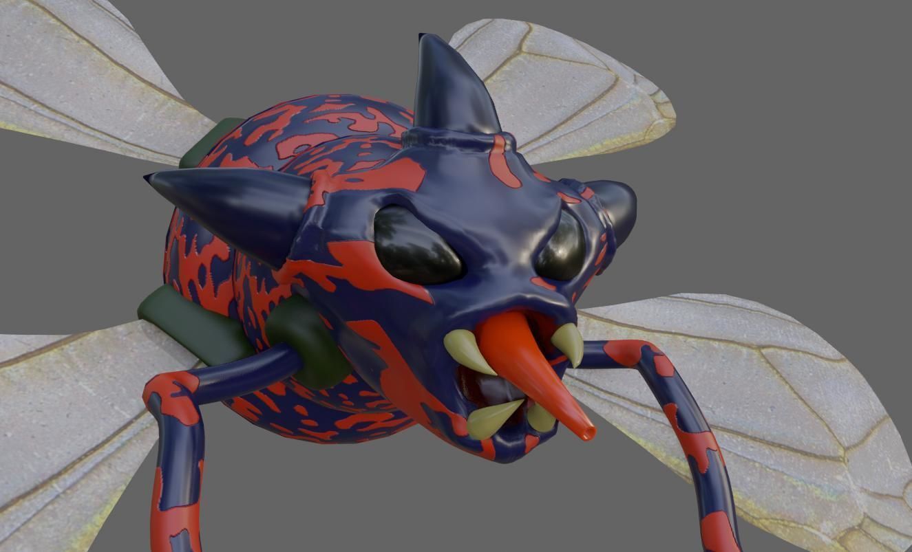 Alien Egg Maker Wasp 3D model_3