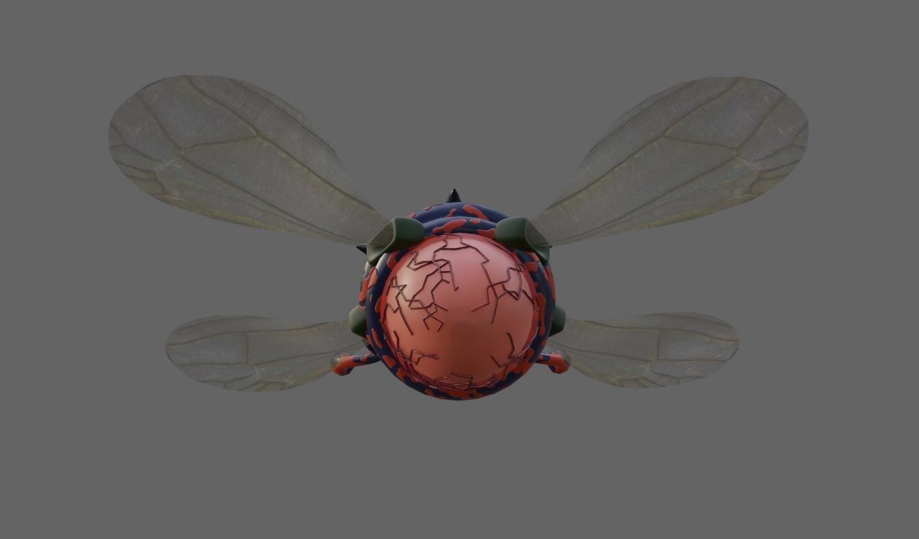 Alien Egg Maker Wasp 3D model_10