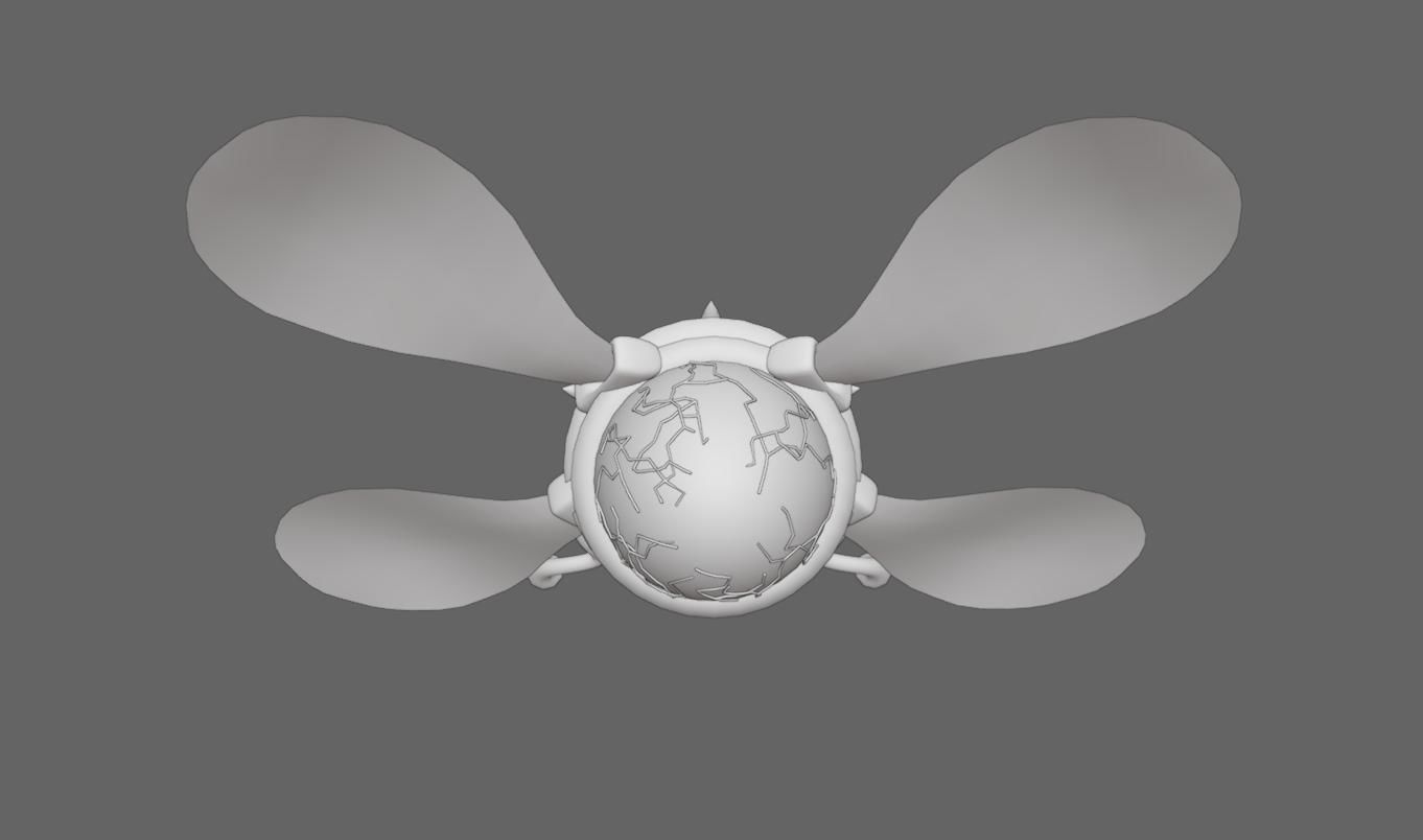 Alien Egg Maker Wasp 3D model_16