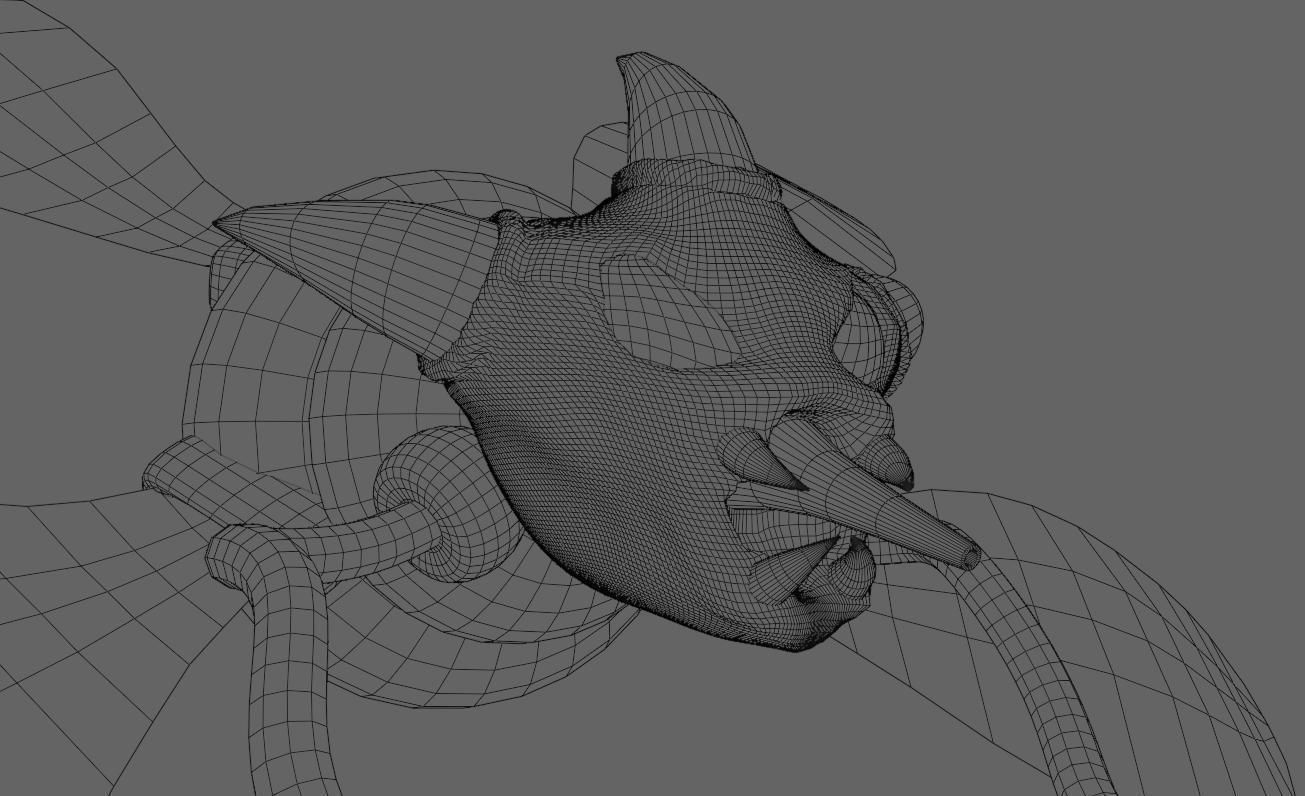 Alien Egg Maker Wasp 3D model_23