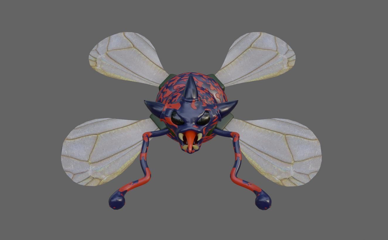 Alien Egg Maker Wasp 3D model_6