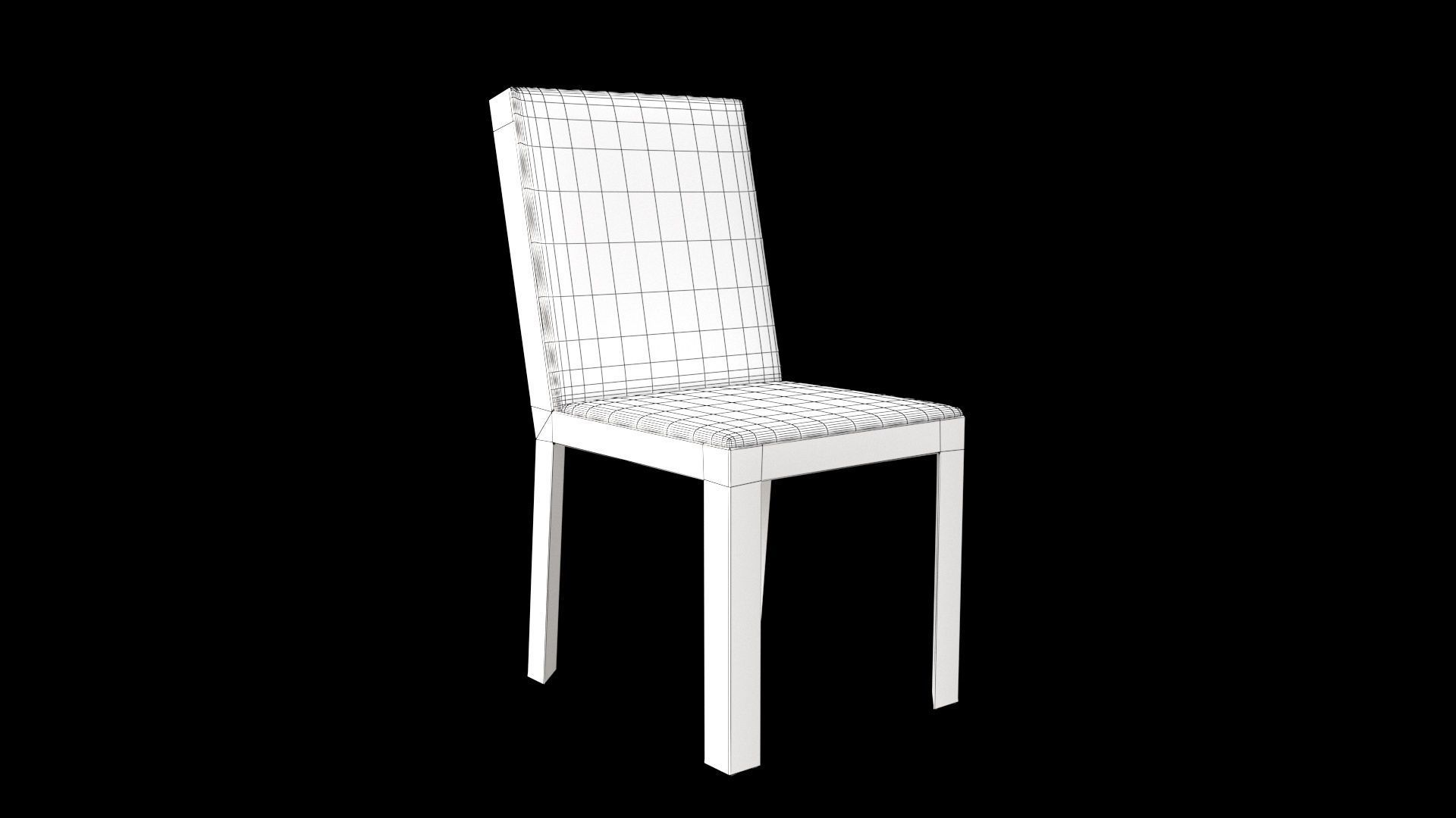 Chair BD20 Laura Meroni 3D model_1