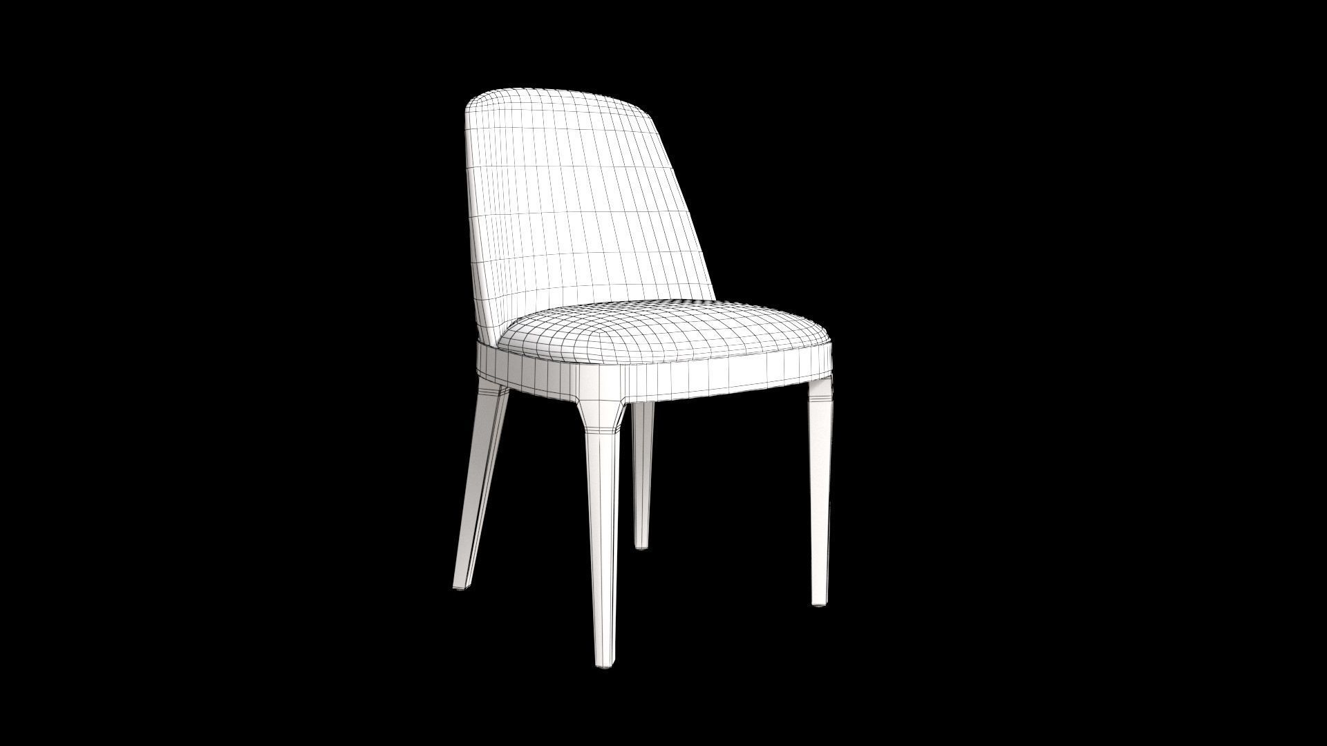 Chair LV 103 Laurameroni 3D model_1