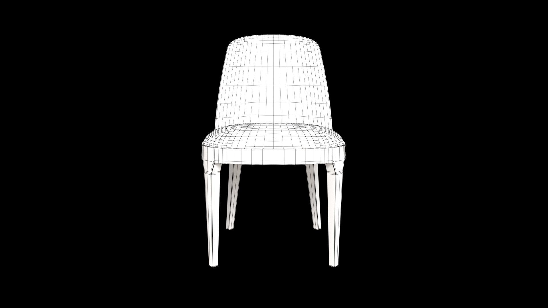 Chair LV 103 Laurameroni 3D model_3